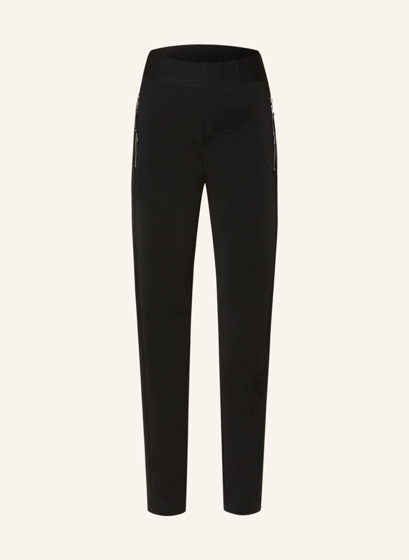 RAFFAELLO ROSSI Pants in jogger style, Color: BLACK (Image 1)