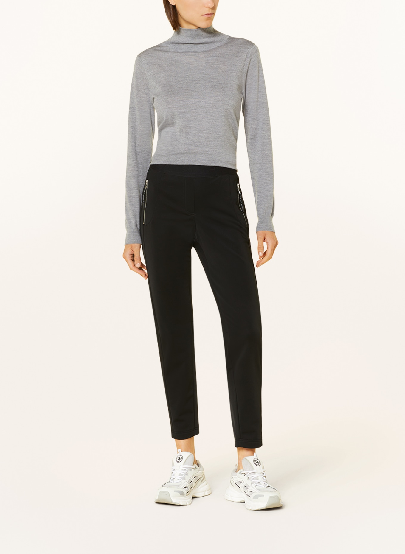 RAFFAELLO ROSSI Pants in jogger style, Color: BLACK (Image 2)
