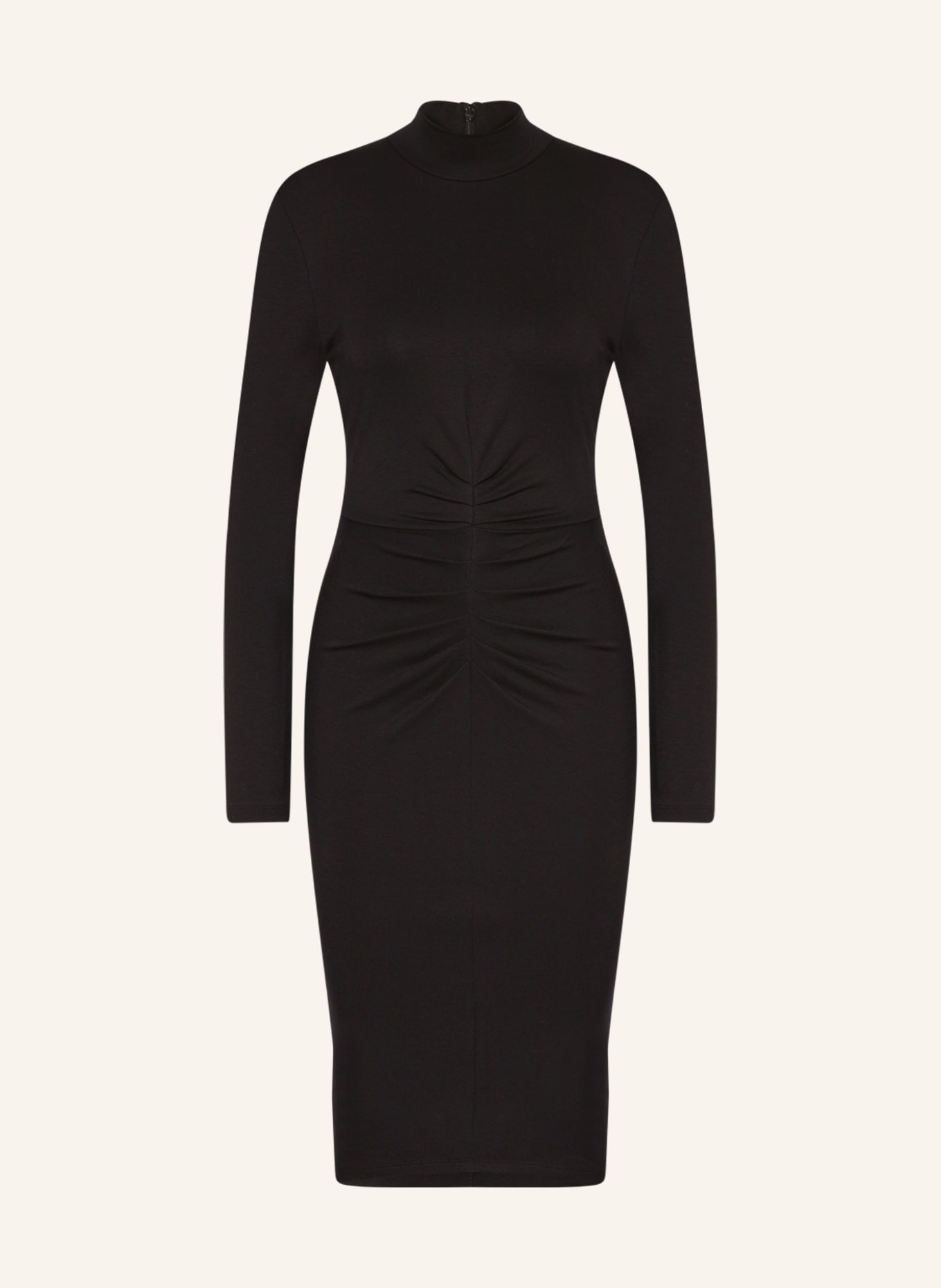 DIANE VON FURSTENBERG Jersey dress MONTE, Color: BLACK (Image 1)