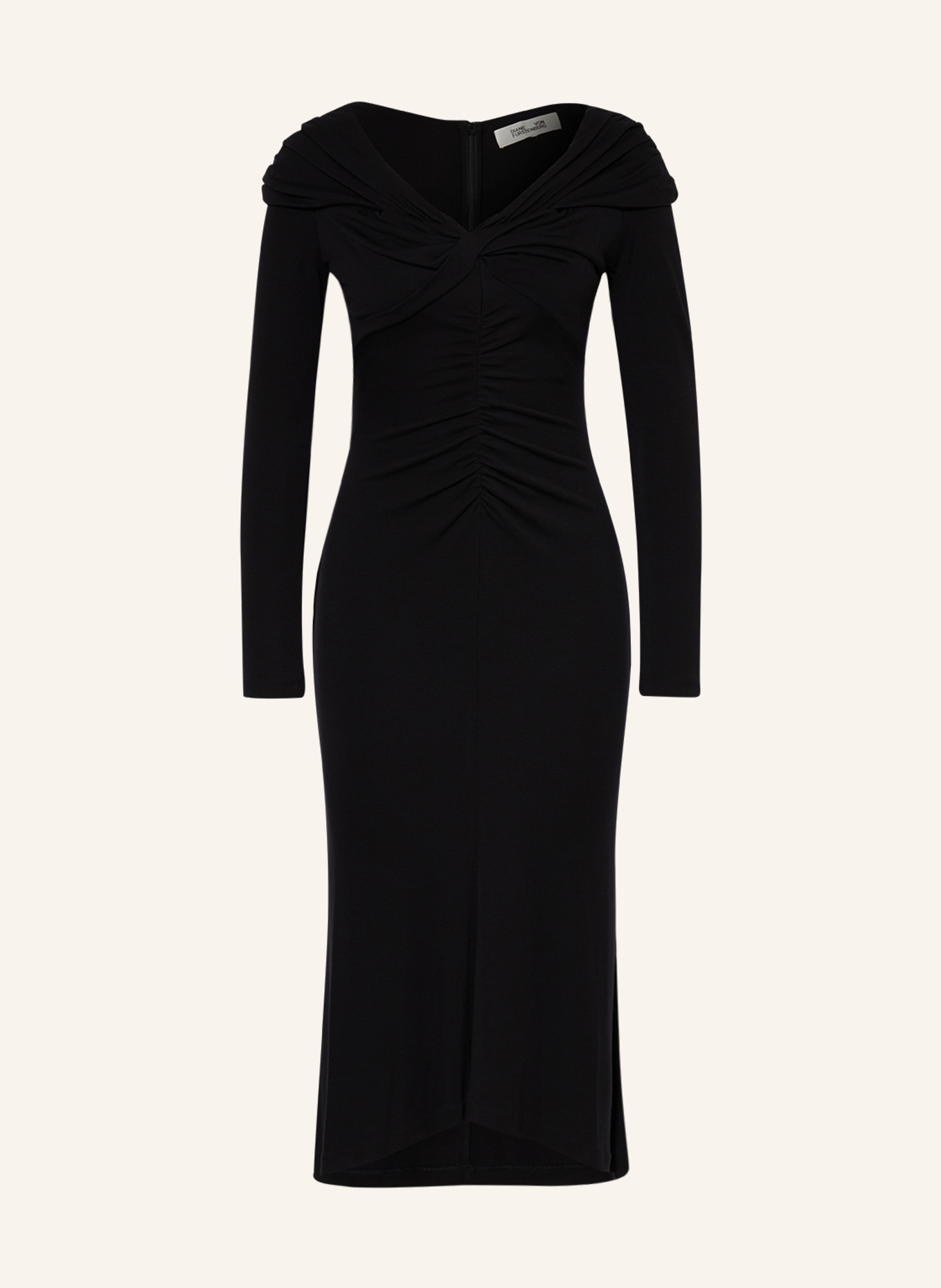 DIANE VON FURSTENBERG Jersey dress SYLVIANA, Color: BLACK (Image 1)