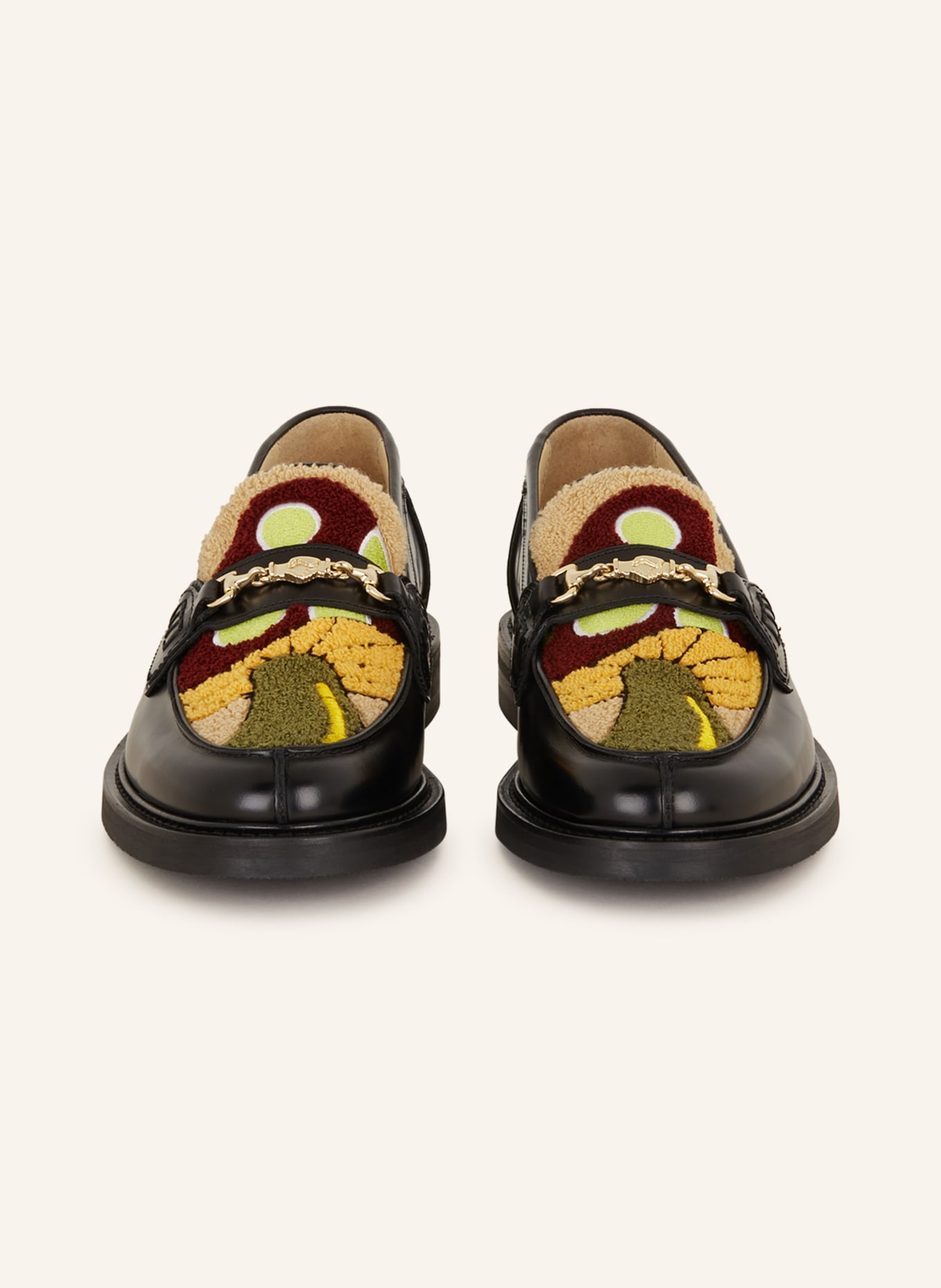 FILLING PIECES Loafers POLIDO, Color: BLACK/ DARK RED/ DARK YELLOW (Image 3)