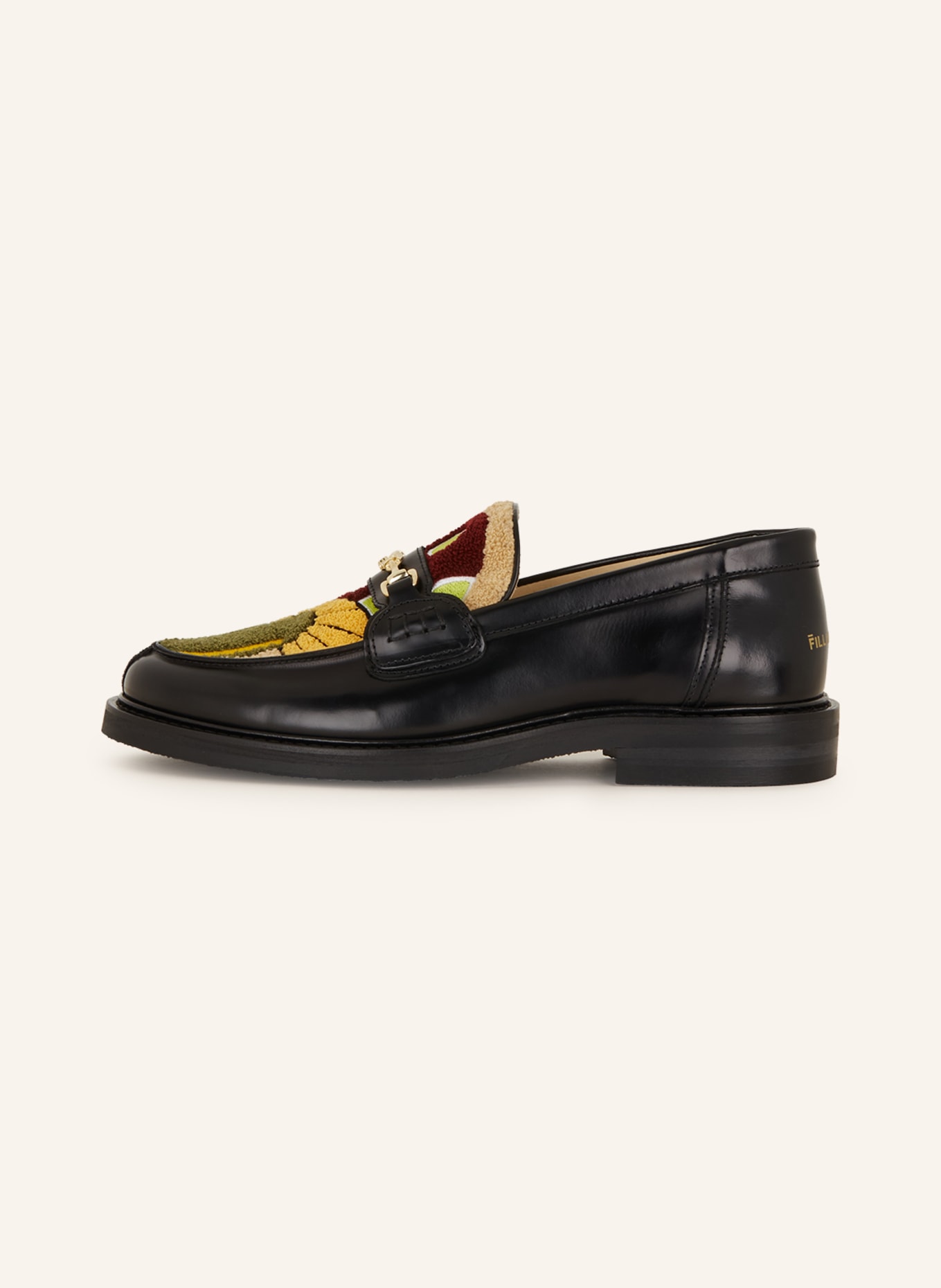 FILLING PIECES Loafers POLIDO, Color: BLACK/ DARK RED/ DARK YELLOW (Image 4)