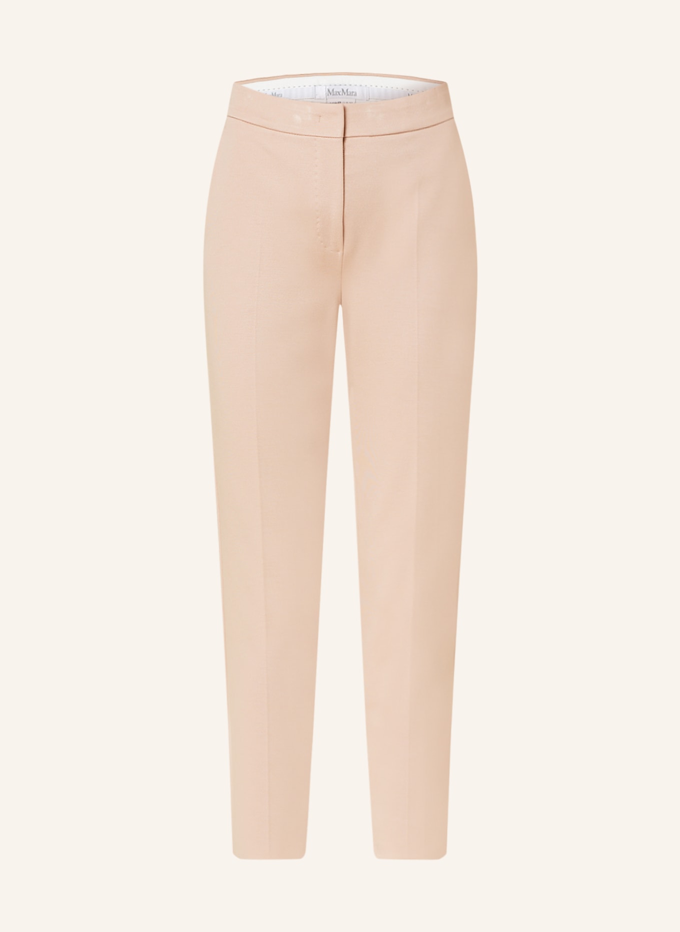 Max Mara 7/8 trousers PEGNO made of jersey, Color: NUDE (Image 1)