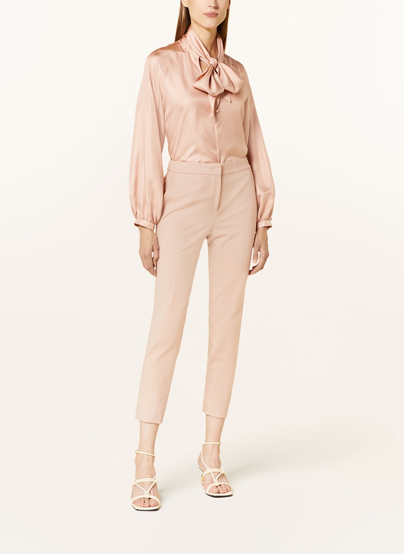 Max Mara 7/8 trousers PEGNO made of jersey, Color: NUDE (Image 2)