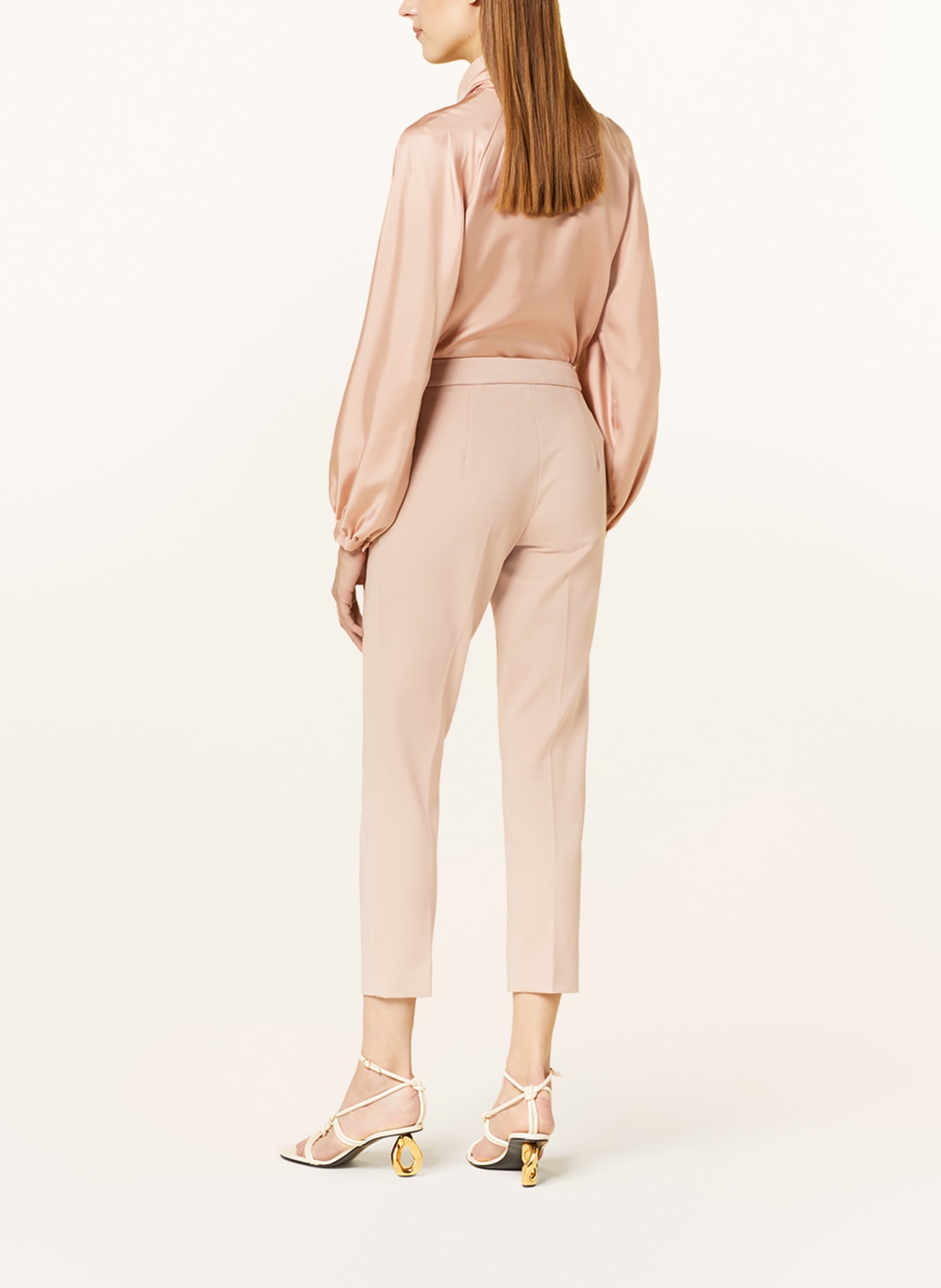 Max Mara 7/8 trousers PEGNO made of jersey, Color: NUDE (Image 3)