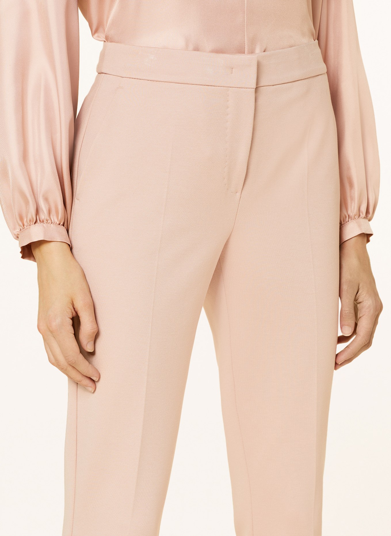 Max Mara 7/8 trousers PEGNO made of jersey, Color: NUDE (Image 5)