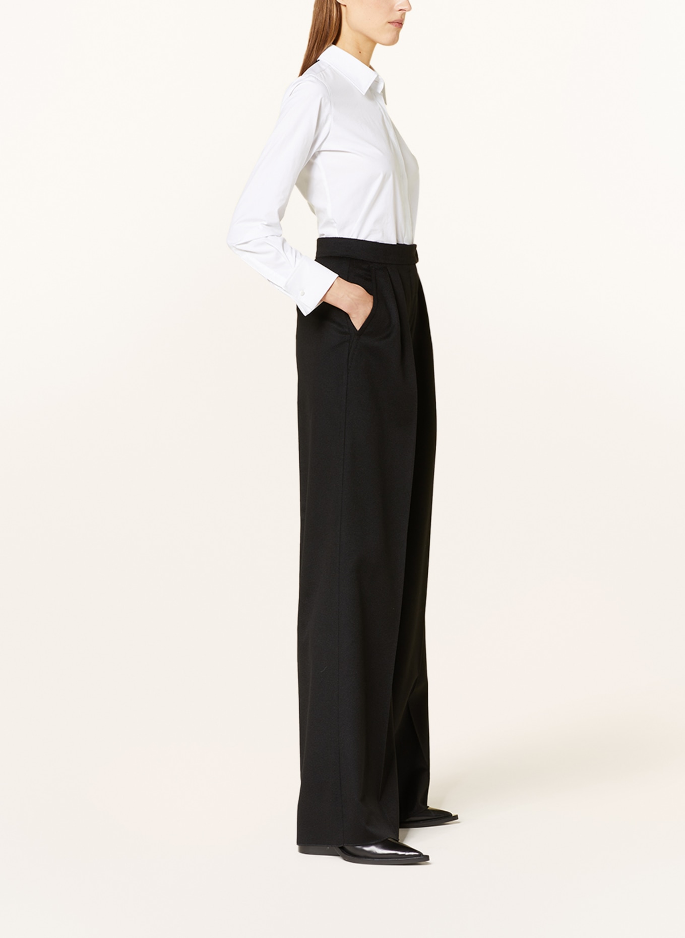 Max Mara Wide leg trousers WERTHER, Color: BLACK (Image 4)
