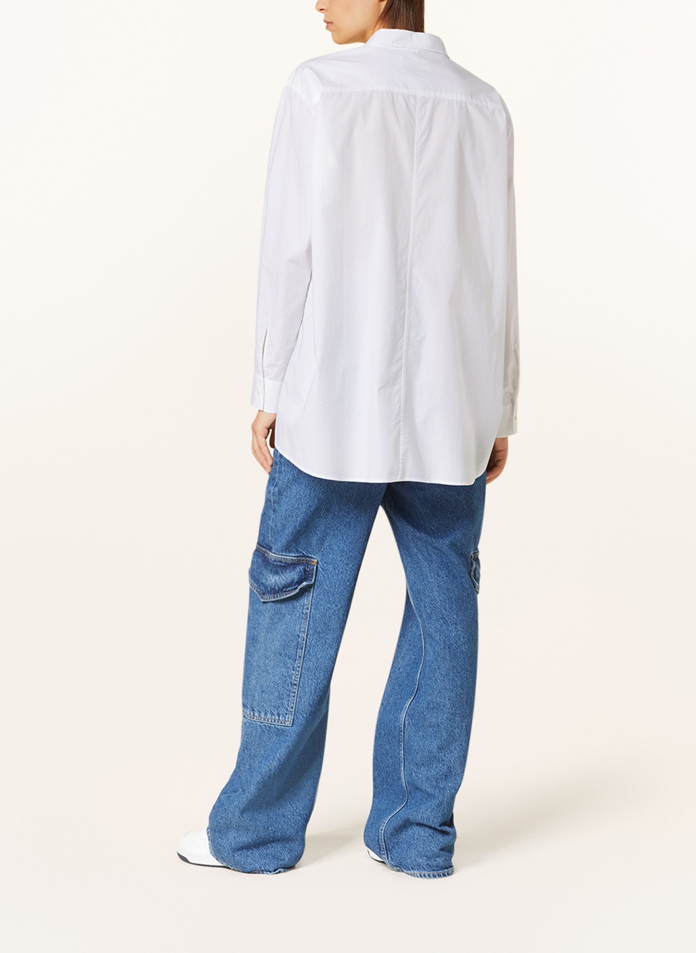 ARMEDANGELS Oversized shirt blouse EALGAA, Color: WHITE (Image 3)