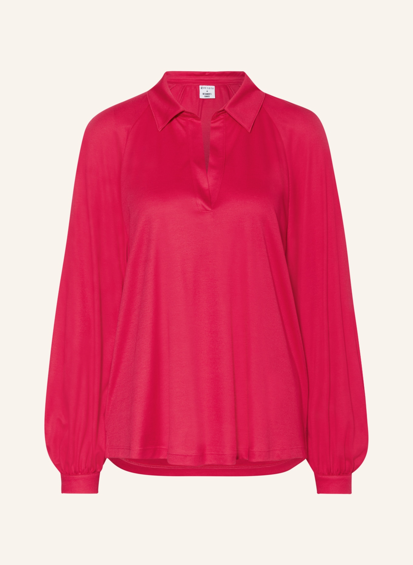 DESOTO Blusenshirt LUCY aus Jersey, Farbe: PINK (Bild 1)
