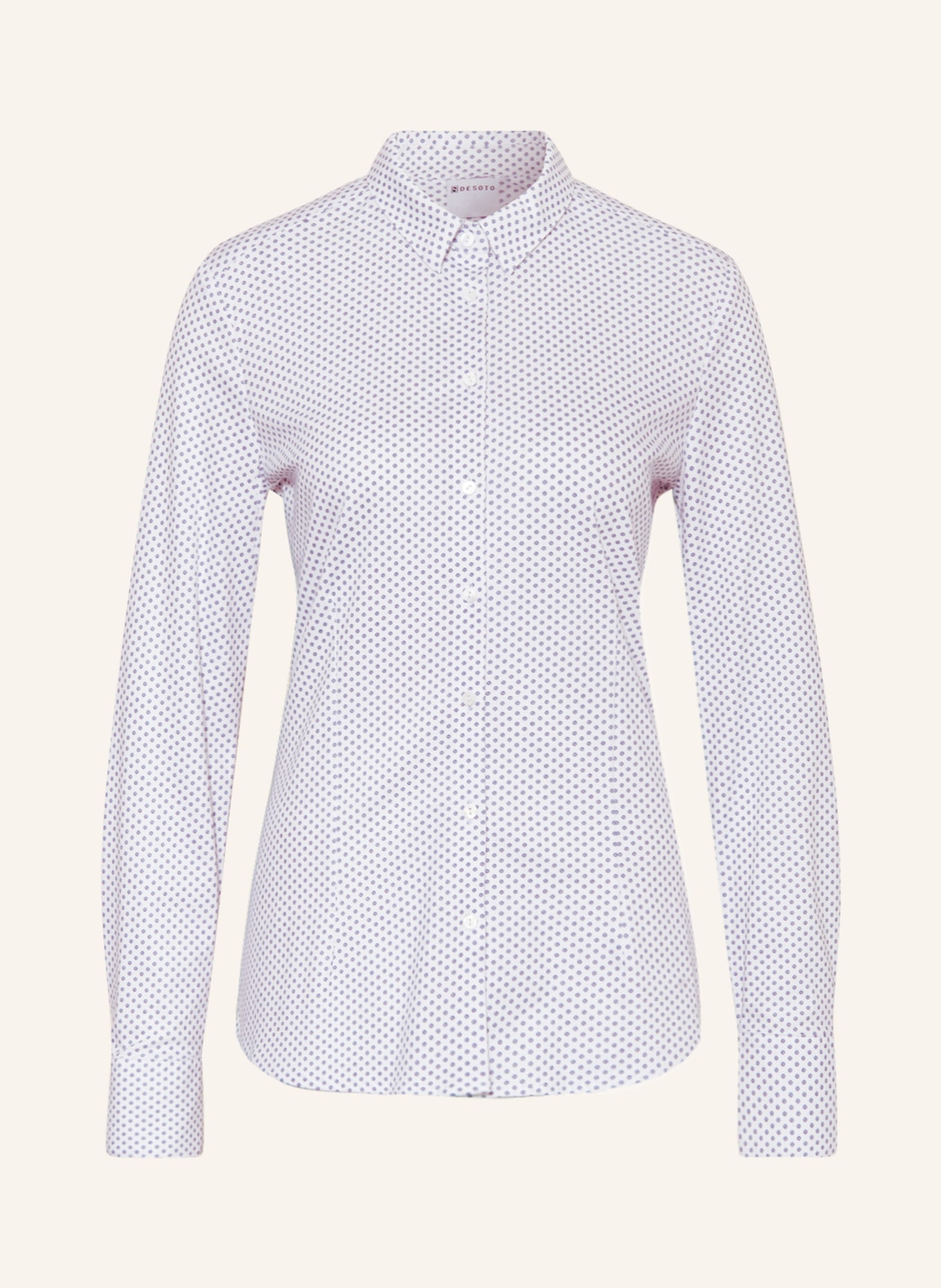 DESOTO Shirt blouse PIA, Color: WHITE/ BLUE (Image 1)