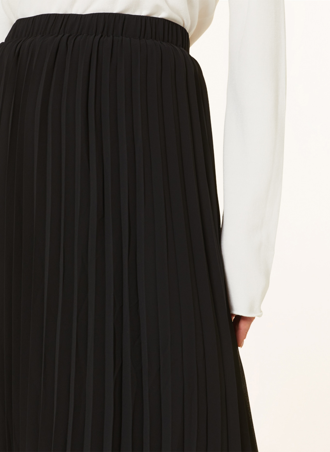 s.Oliver BLACK LABEL Pleated skirt, Color: BLACK (Image 4)