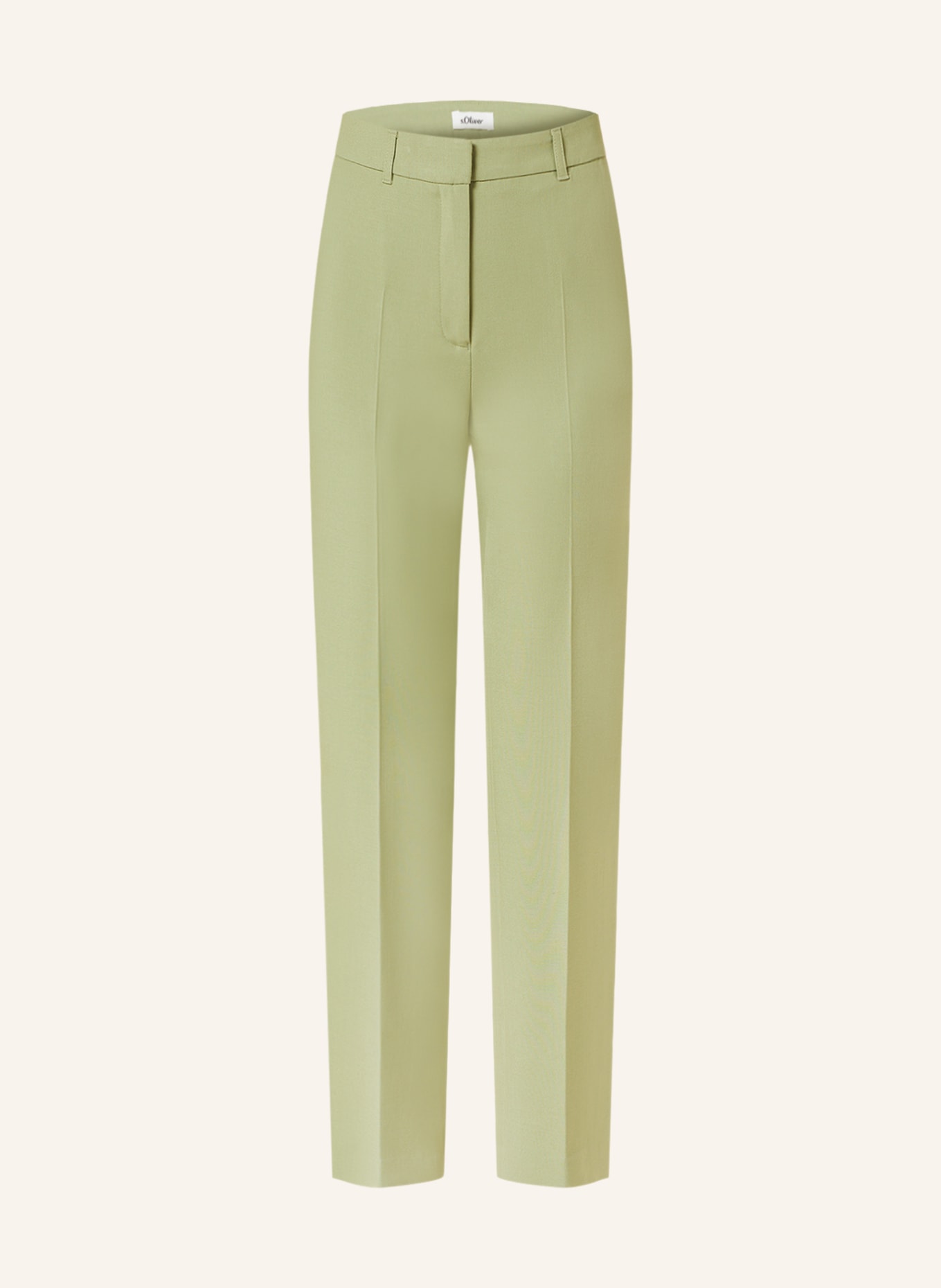 s.Oliver BLACK LABEL Trousers, Color: LIGHT GREEN (Image 1)