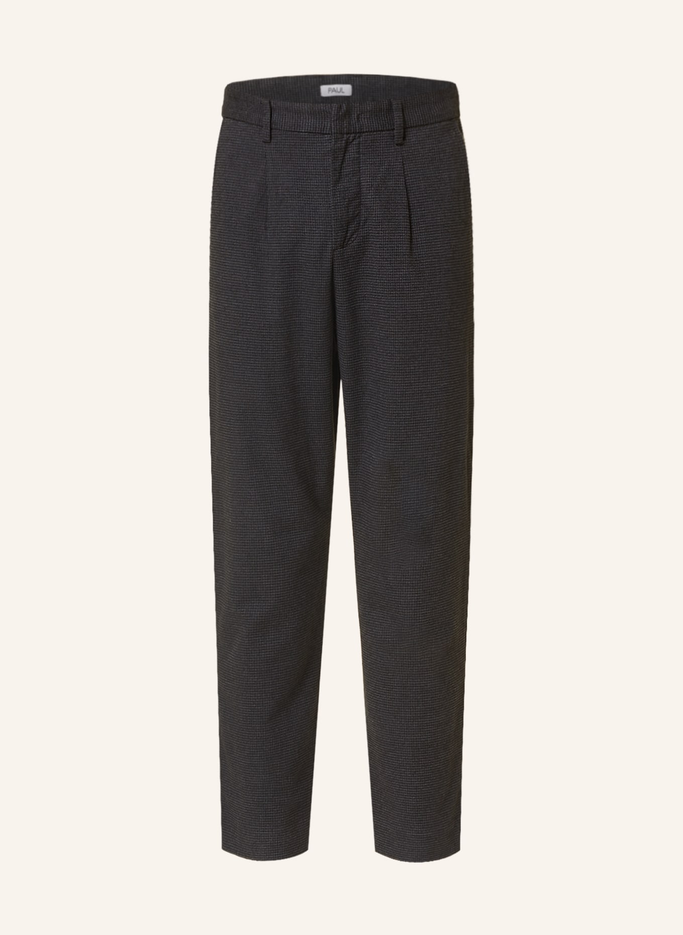 PAUL Chinos tapered fit, Color: GRAY/ BLACK (Image 1)