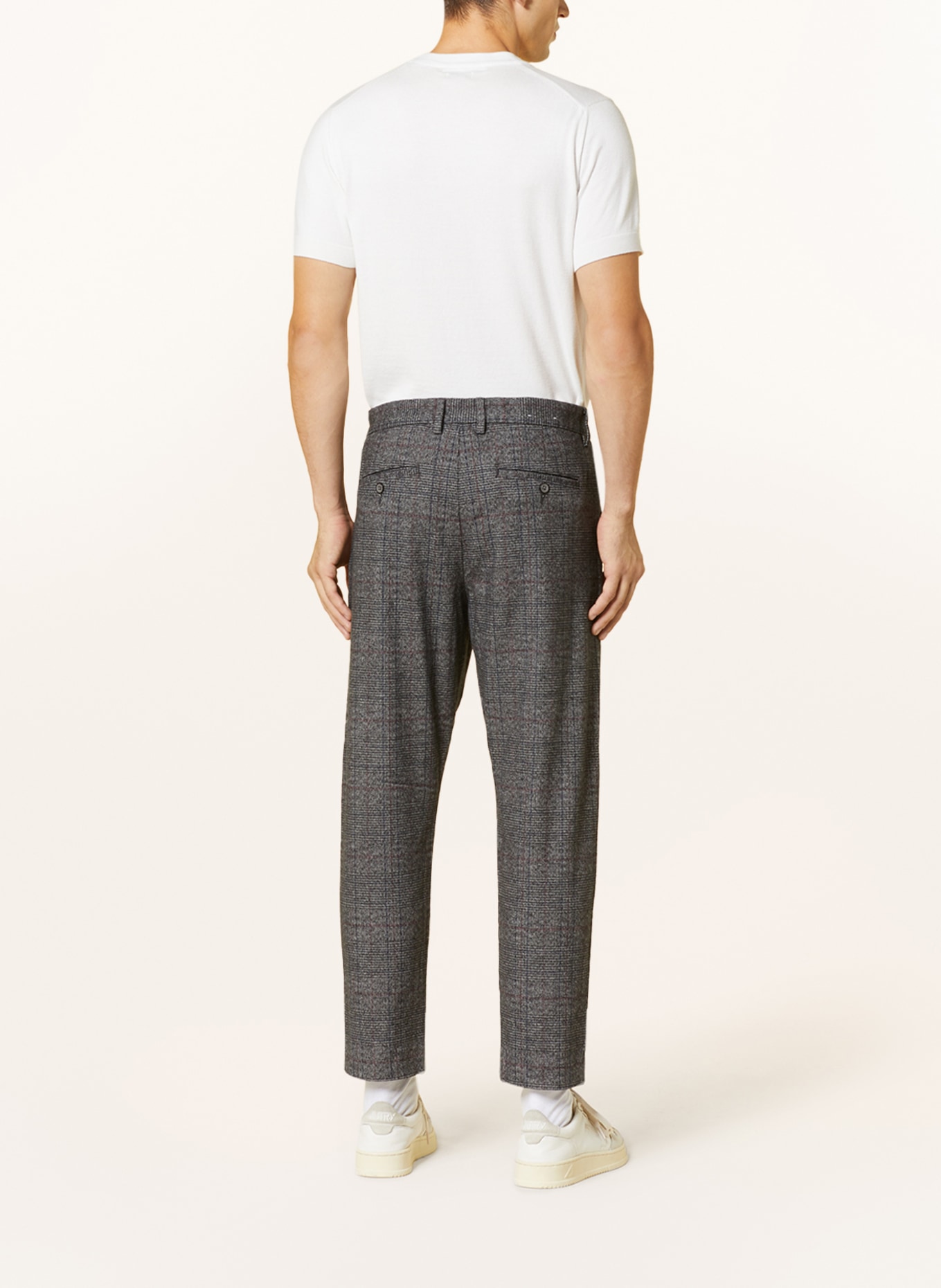 PAUL Chinos tapered fit, Color: GRAY/ DARK BLUE/ DARK RED (Image 3)