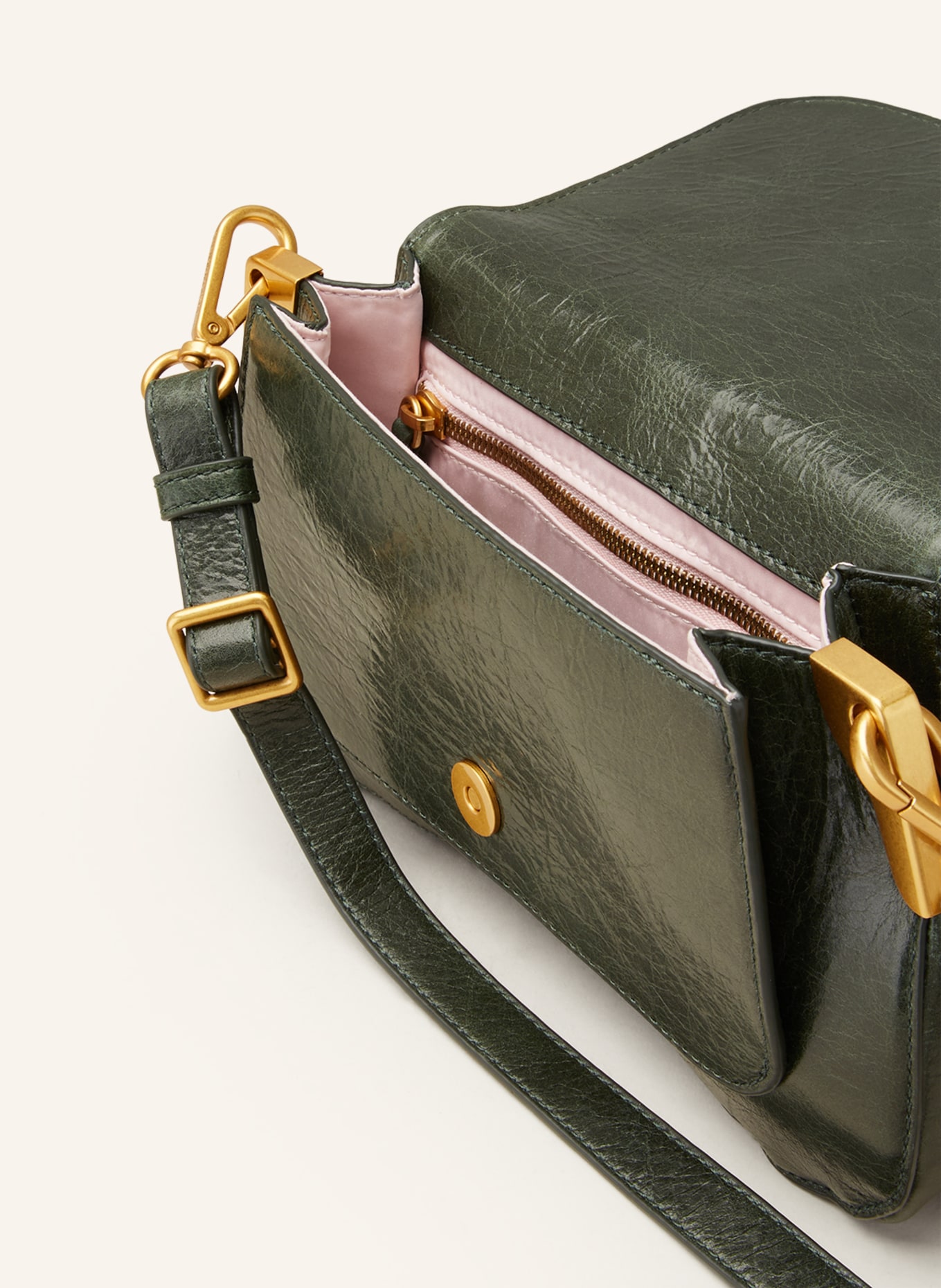 Gold smith leather cheap crossbody bag