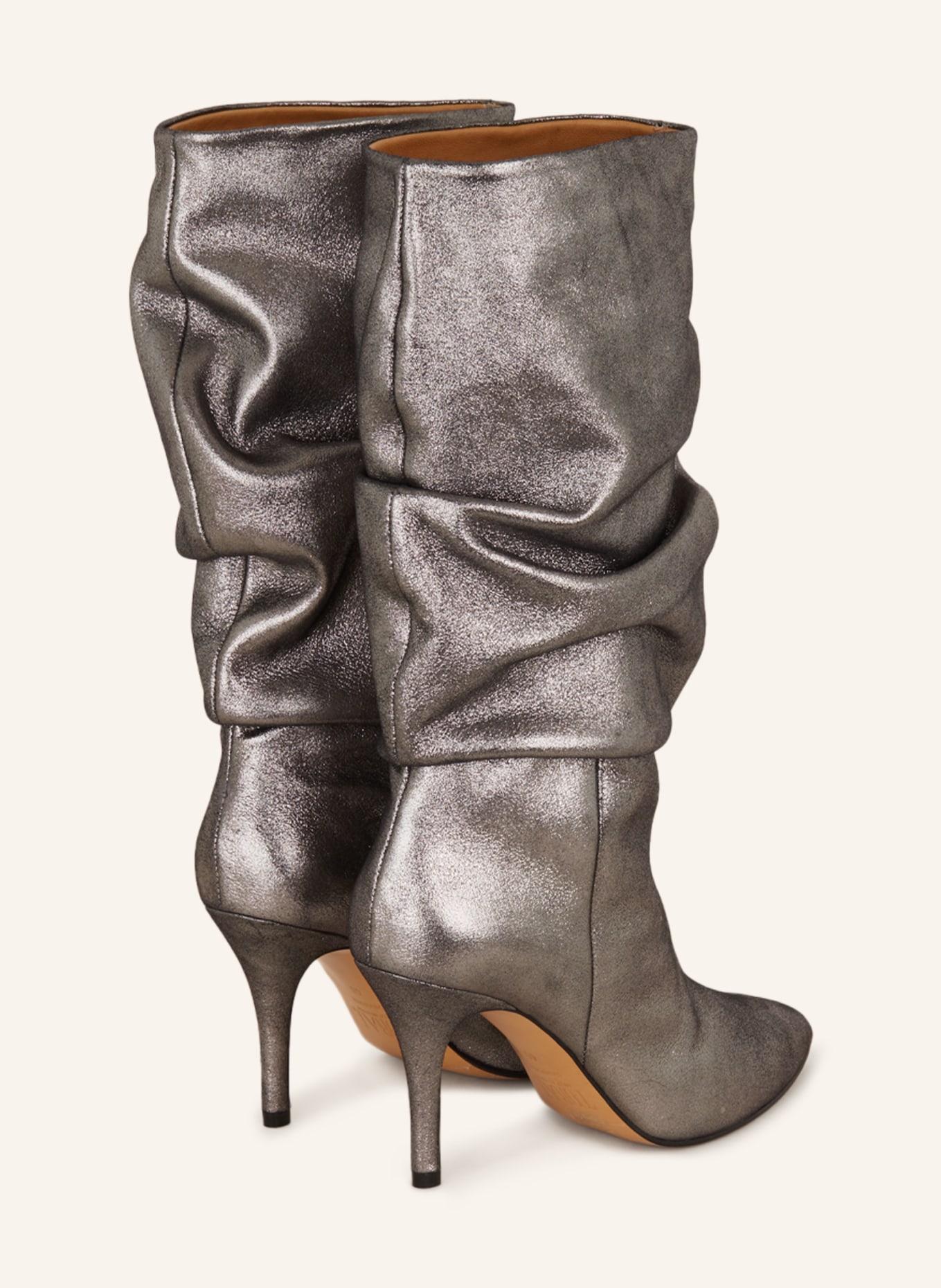 Toral Ankle boots SLOUCHY, Color: SILVER (Image 2)