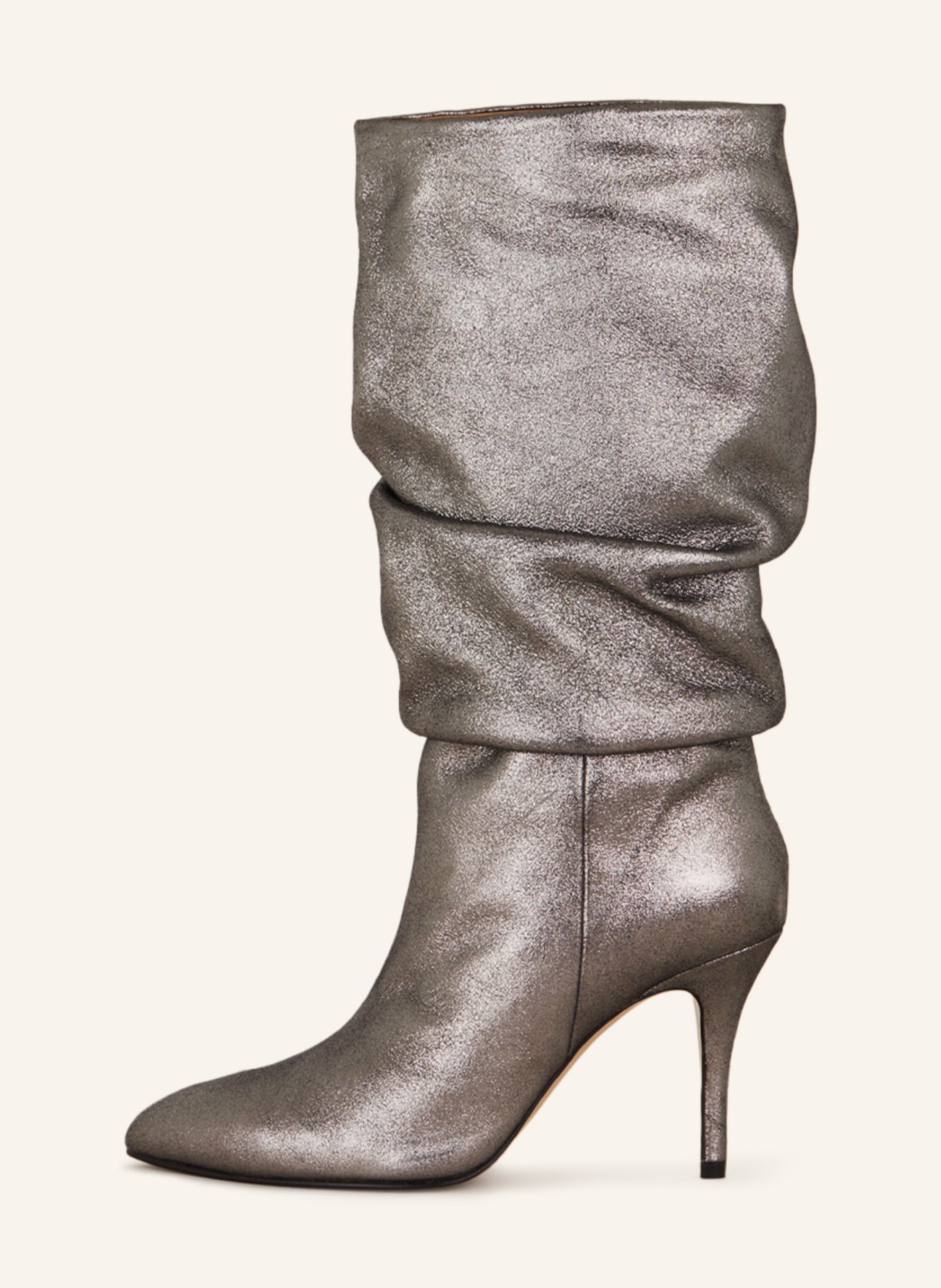 Toral Ankle boots SLOUCHY, Color: SILVER (Image 4)