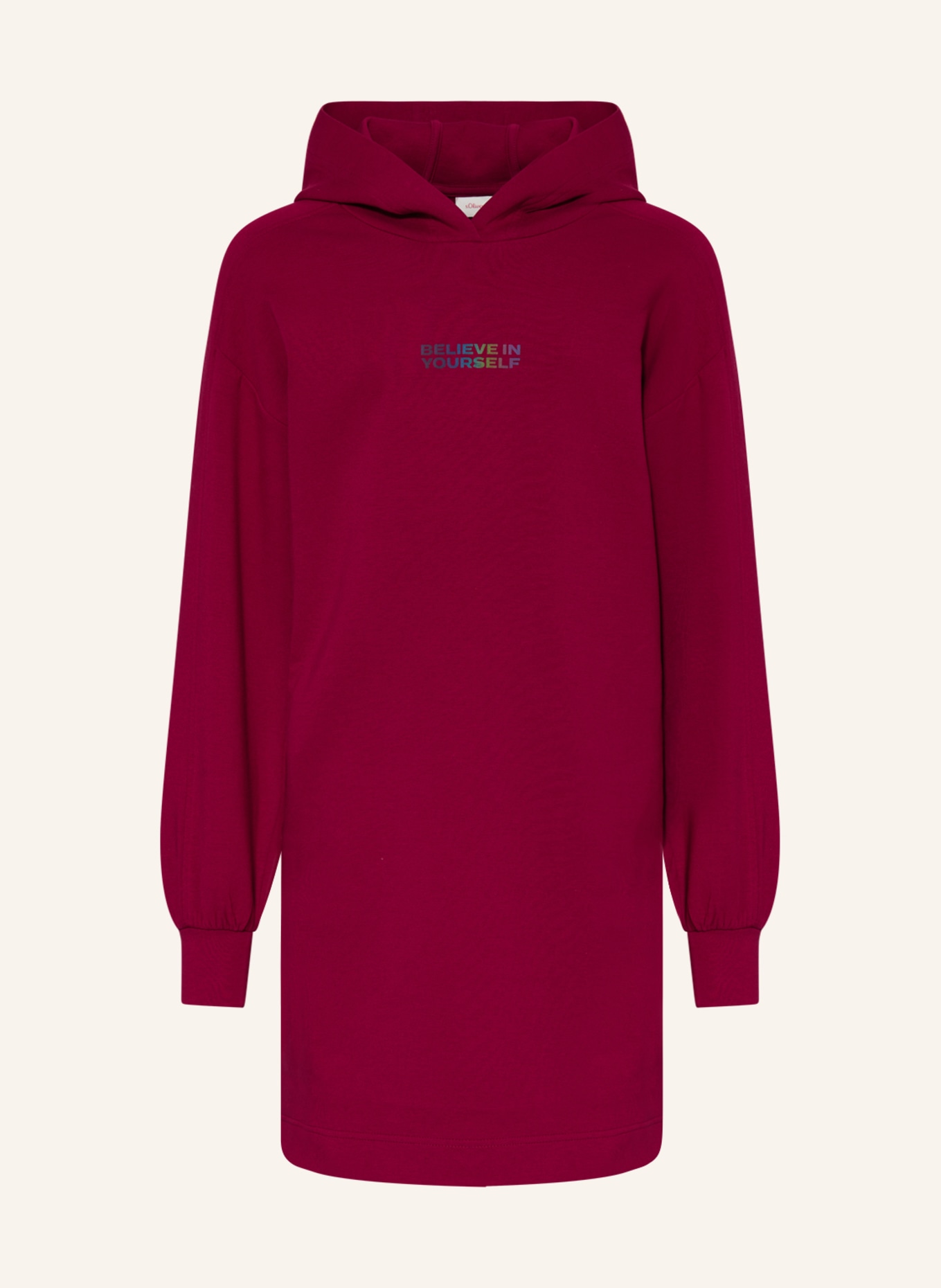 fuchsia in RED s.Oliver Hoodie-Kleid