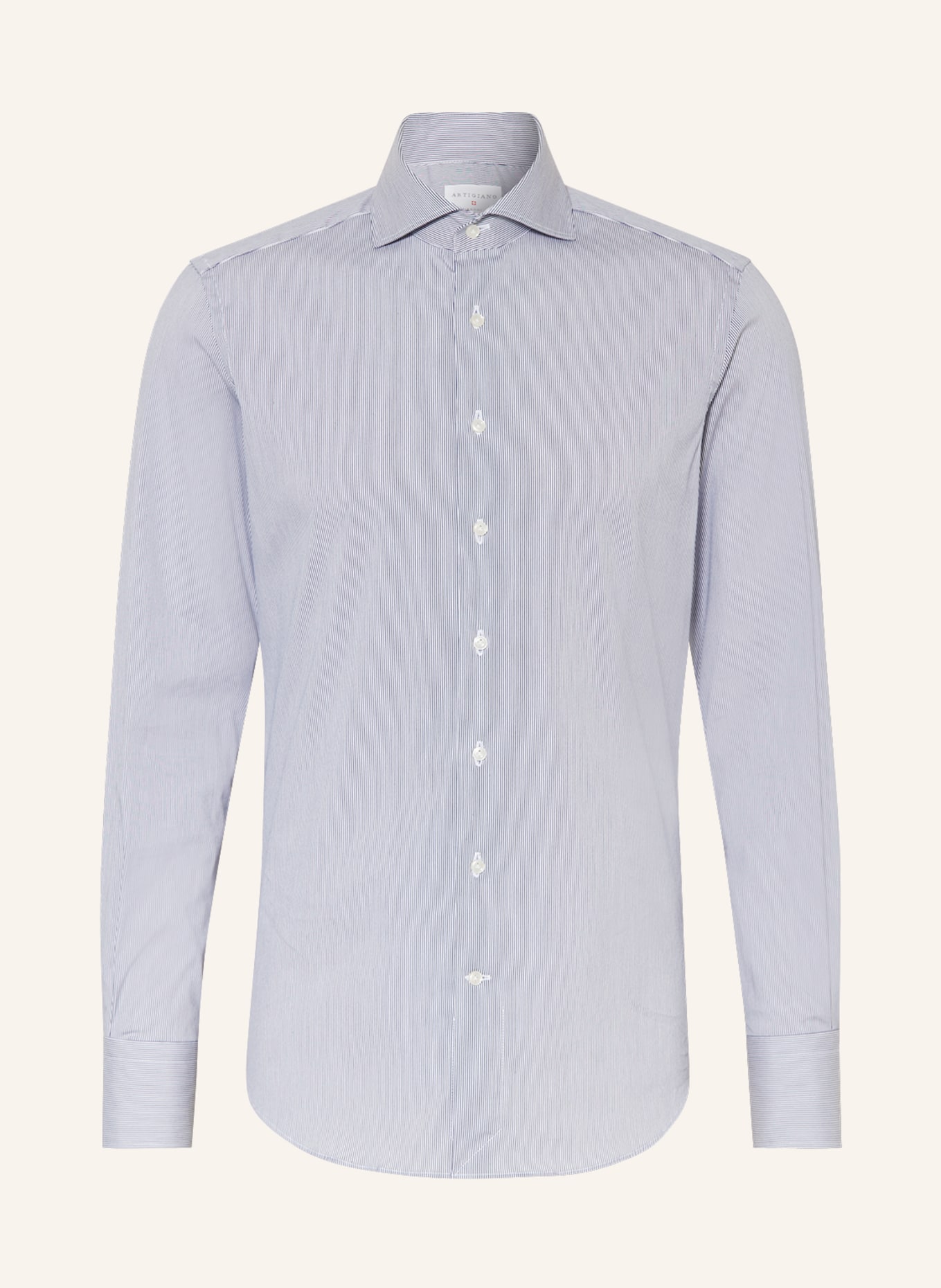 ARTIGIANO Shirt slim fit, Color: DARK BLUE/ WHITE (Image 1)