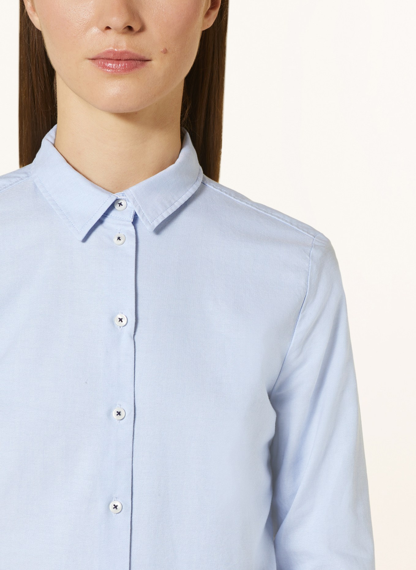 ETERNA Shirt blouse, Color: LIGHT BLUE (Image 4)