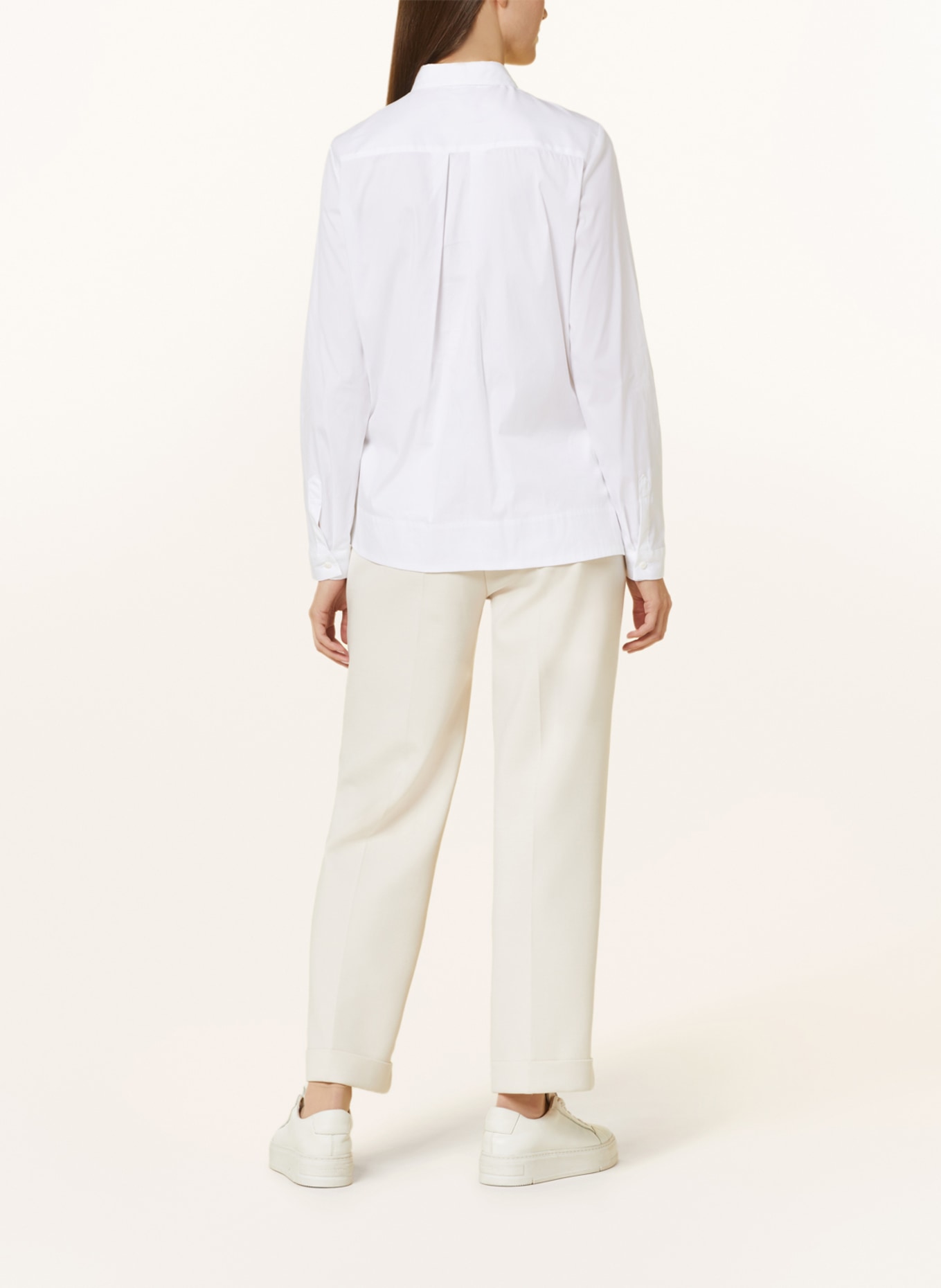 ETERNA Oversized shirt blouse, Color: WHITE (Image 3)