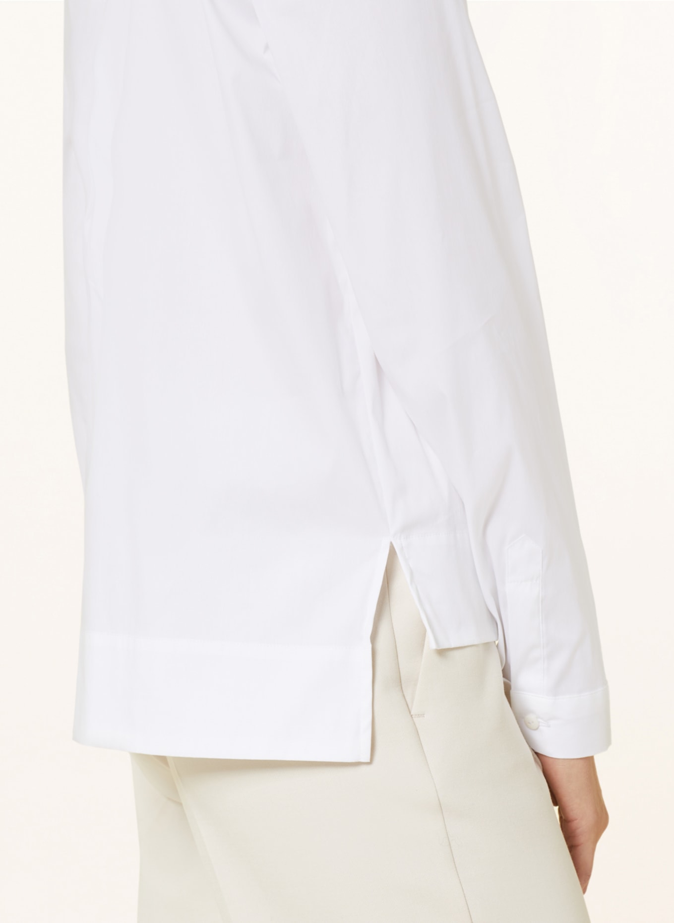 ETERNA Oversized shirt blouse, Color: WHITE (Image 4)
