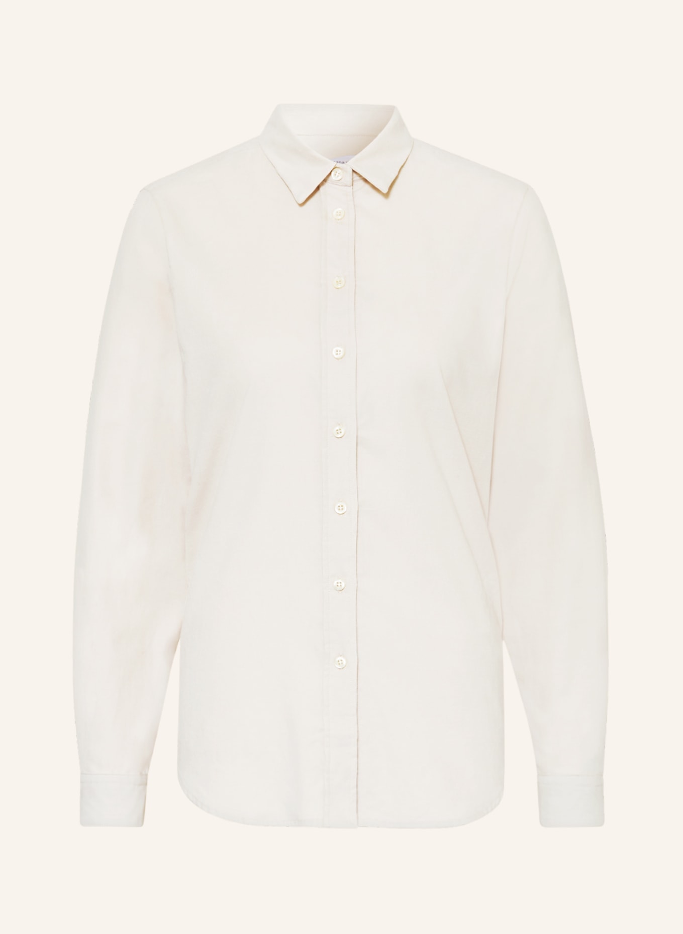 rossana diva Shirt blouse made of corduroy, Color: CREAM (Image 1)