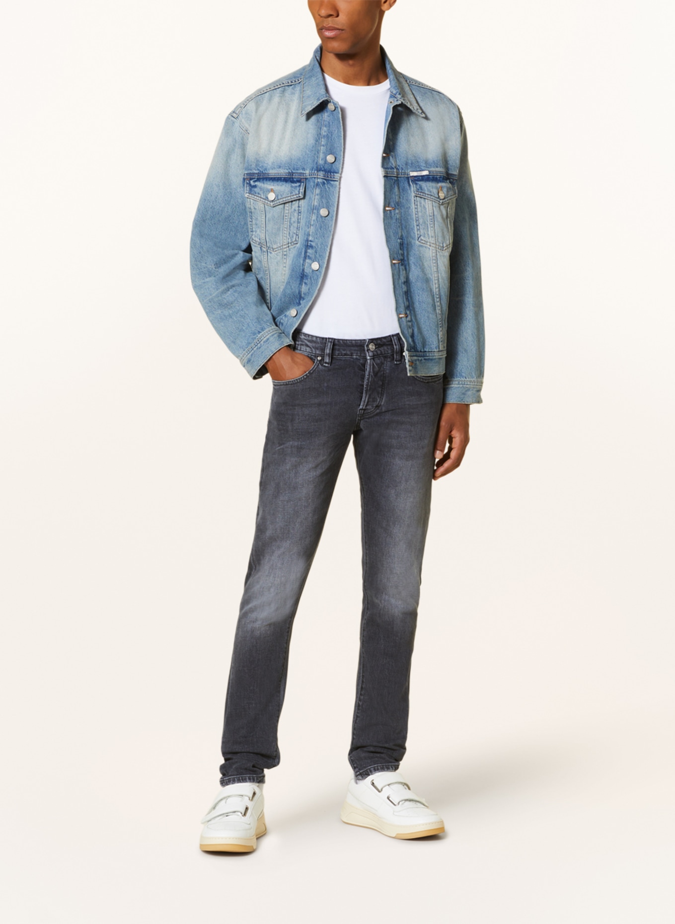 THE.NIM STANDARD Jeans DYLAN Slim Fit, Farbe: W755-BLK BLACK (Bild 2)