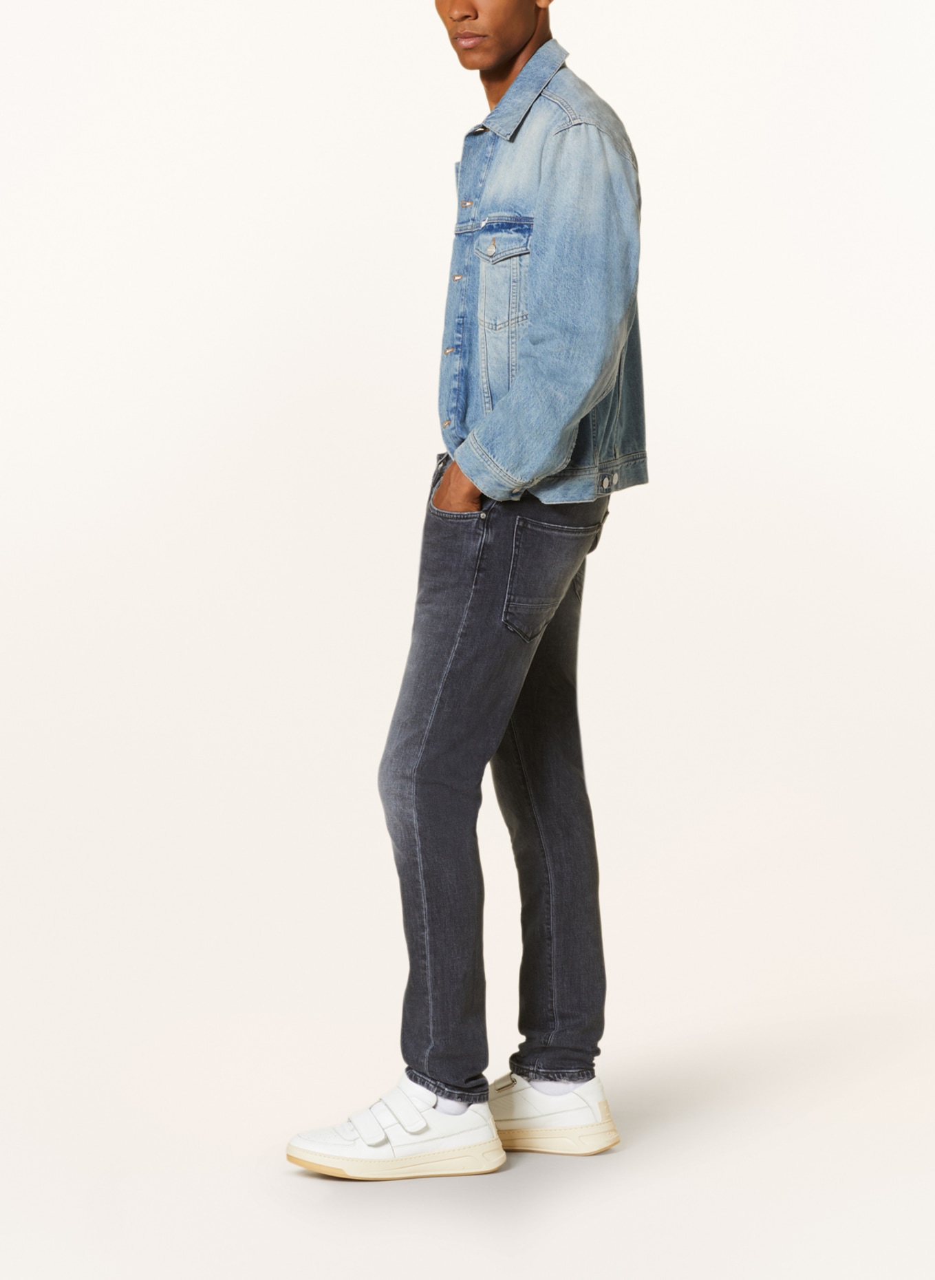 THE.NIM STANDARD Jeans DYLAN Slim Fit, Farbe: W755-BLK BLACK (Bild 4)