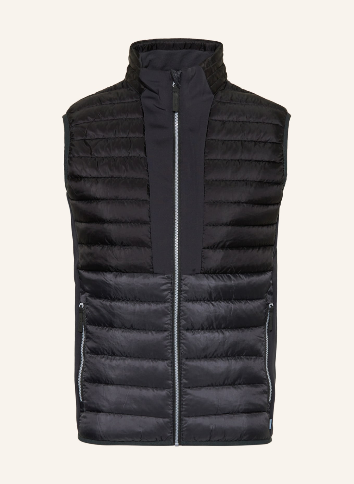 me°ru' Hybrid quilted vest SWANSEA, Color: BLACK (Image 1)