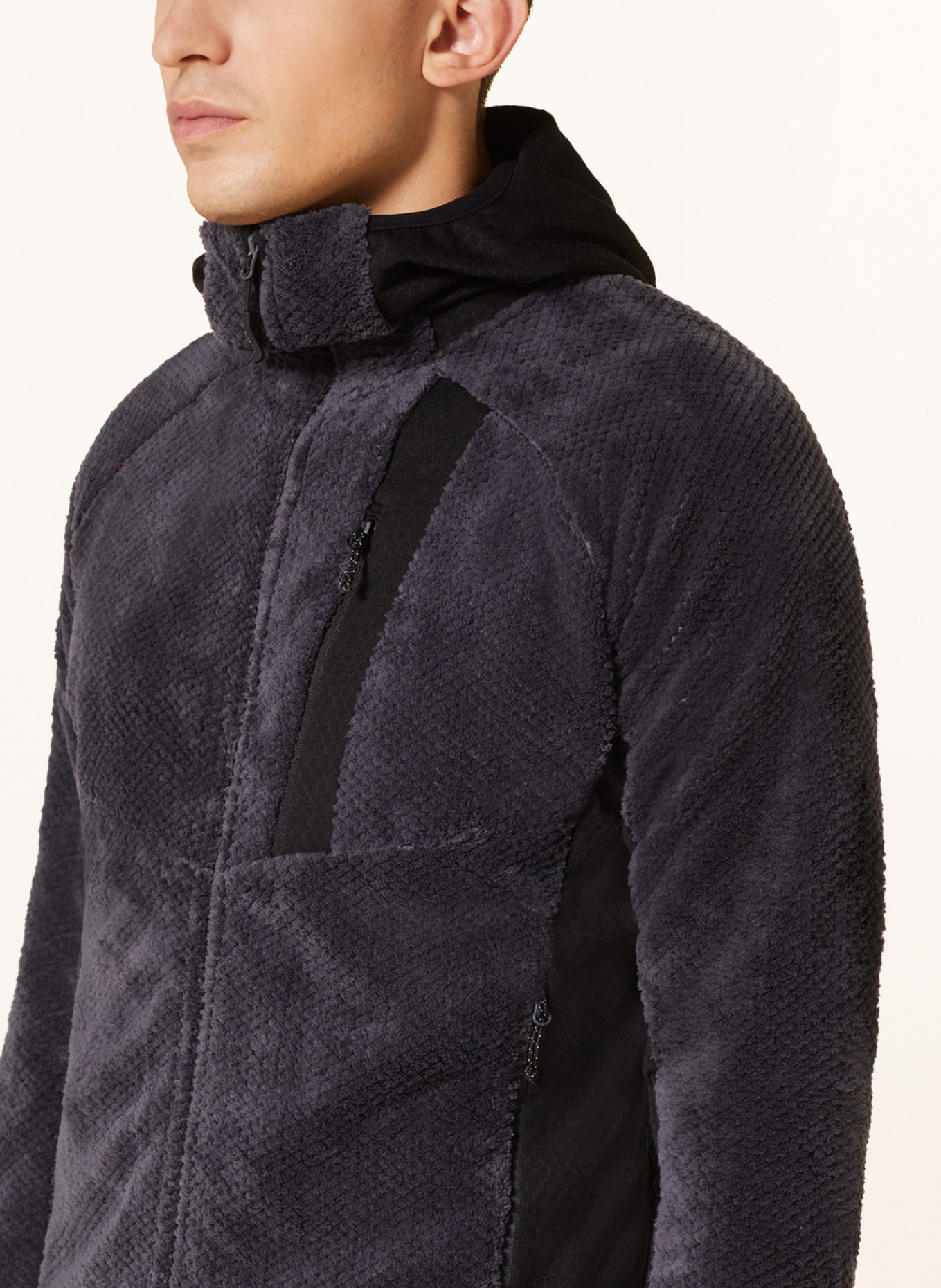 me°ru' Midlayer jacket ONEORA 2.0, Color: DARK BLUE/ BLACK (Image 5)