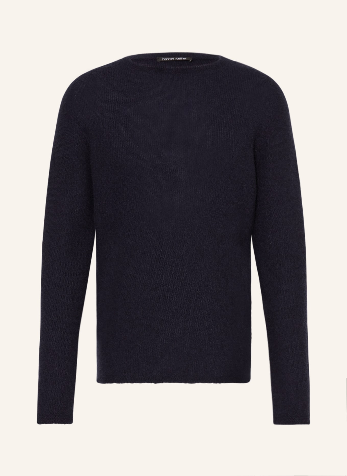 hannes roether Cashmere sweater YA10KUZA, Color: DARK BLUE (Image 1)