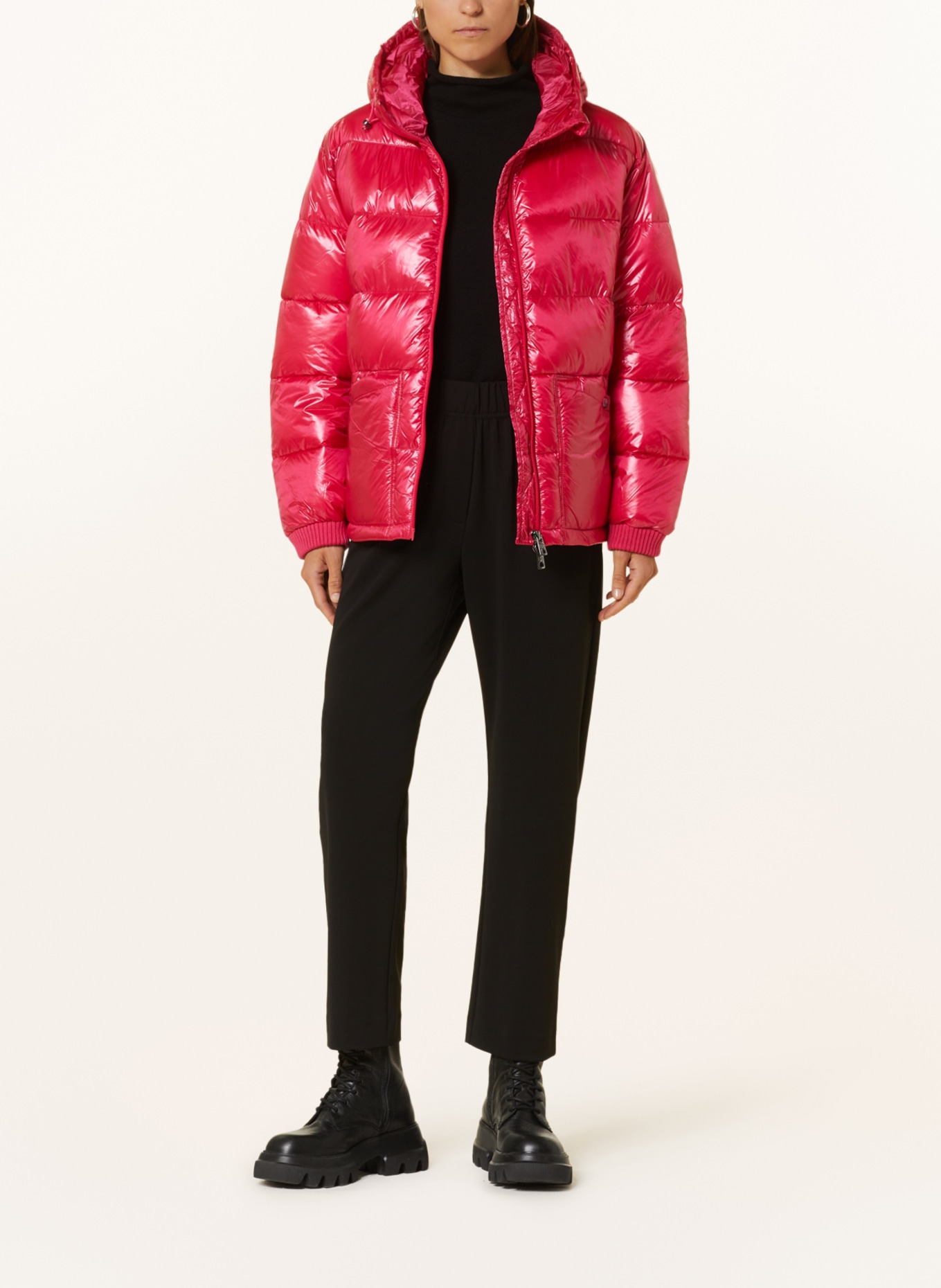IQ STUDIO Quilted jacket CLAUDINE with DUPONT™ SORONA® insulation, Color: PINK (Image 2)