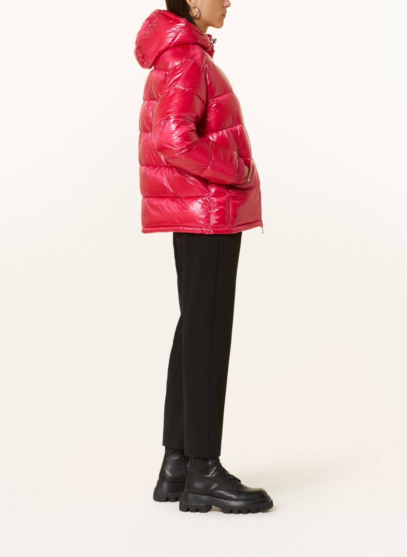 IQ STUDIO Quilted jacket CLAUDINE with DUPONT™ SORONA® insulation, Color: PINK (Image 4)
