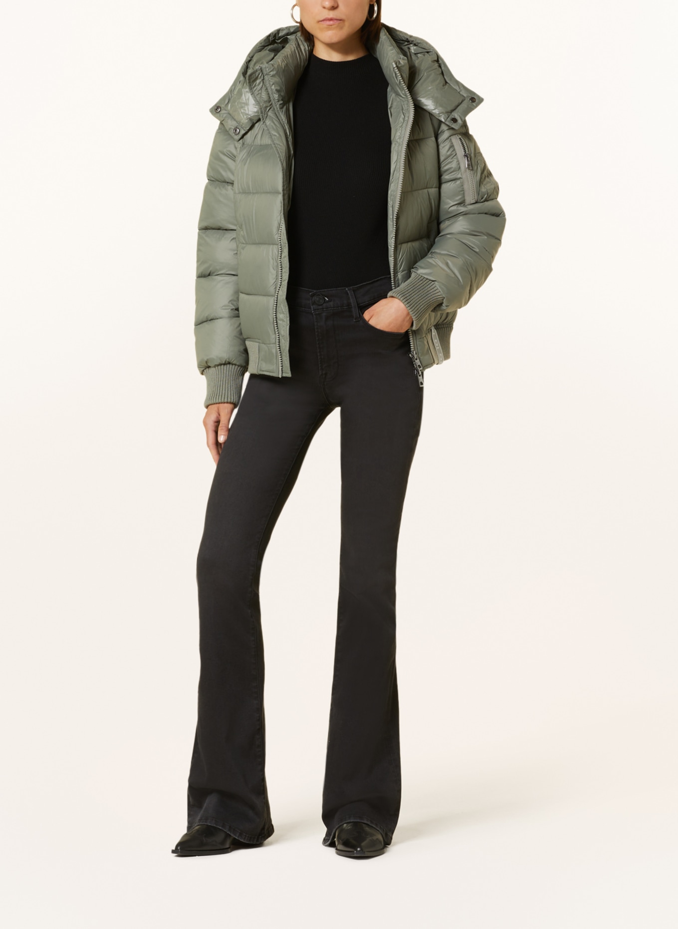 IQ STUDIO Quilted jacket CAROL with DUPONT™ SORONA® insulation, Color: LIGHT GREEN (Image 2)