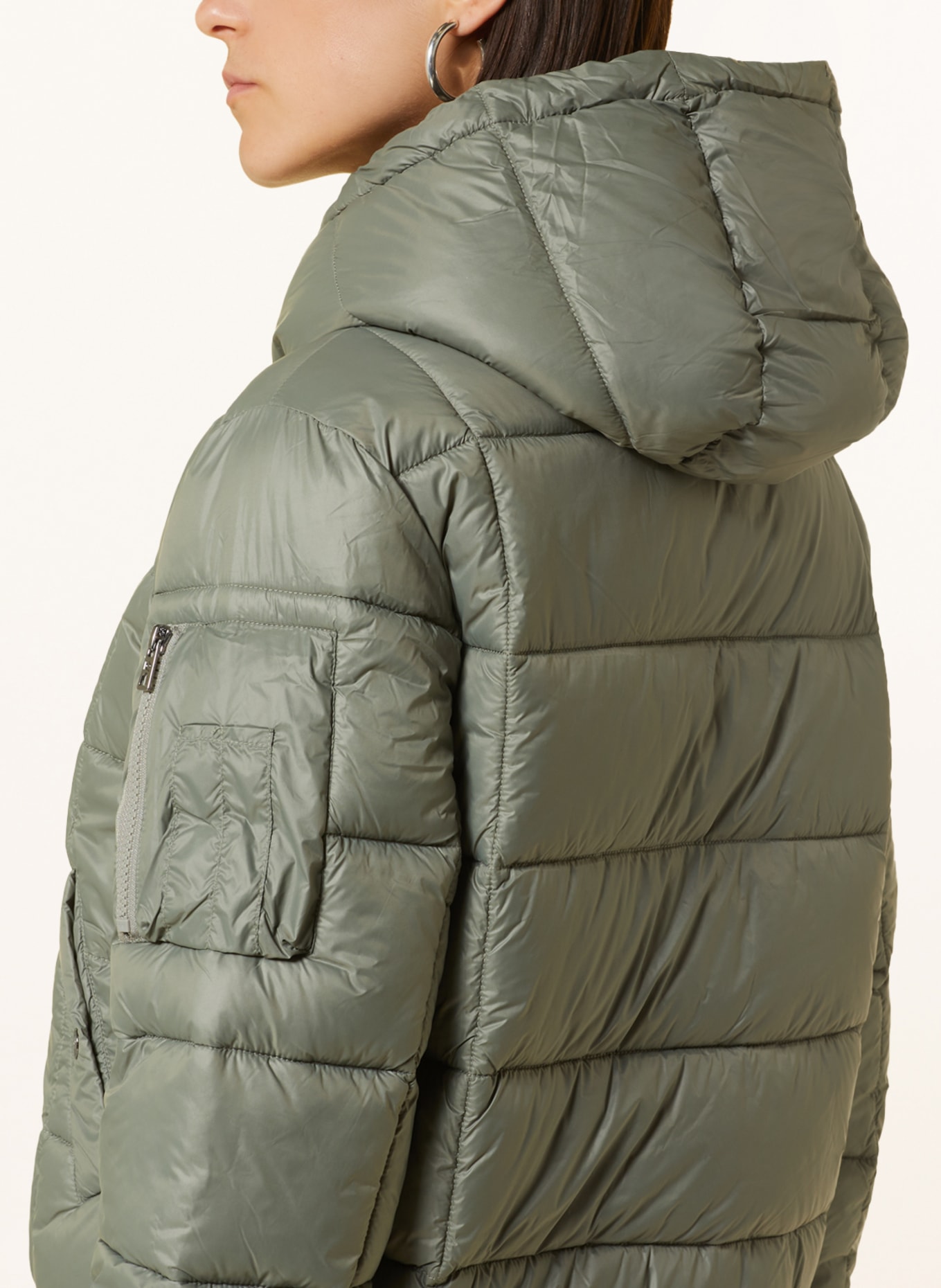IQ STUDIO Quilted jacket CAROL with DUPONT™ SORONA® insulation, Color: LIGHT GREEN (Image 4)