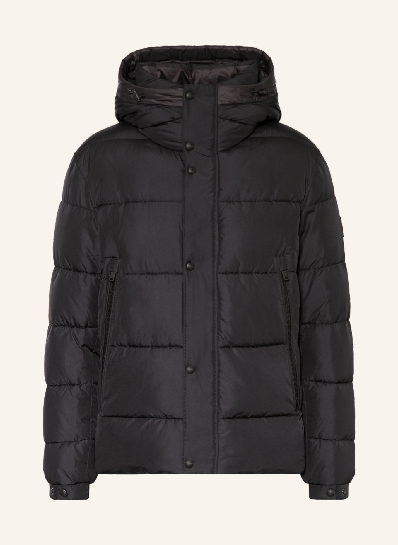 BOSS Quilted jacket OMARIS, Color: BLACK (Image 1)
