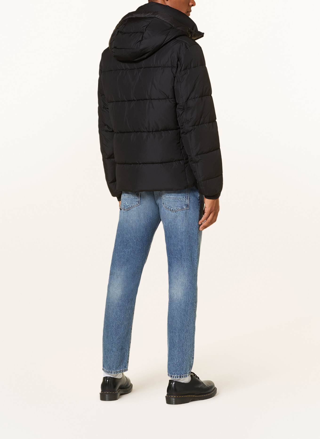 BOSS Quilted jacket OMARIS, Color: BLACK (Image 3)