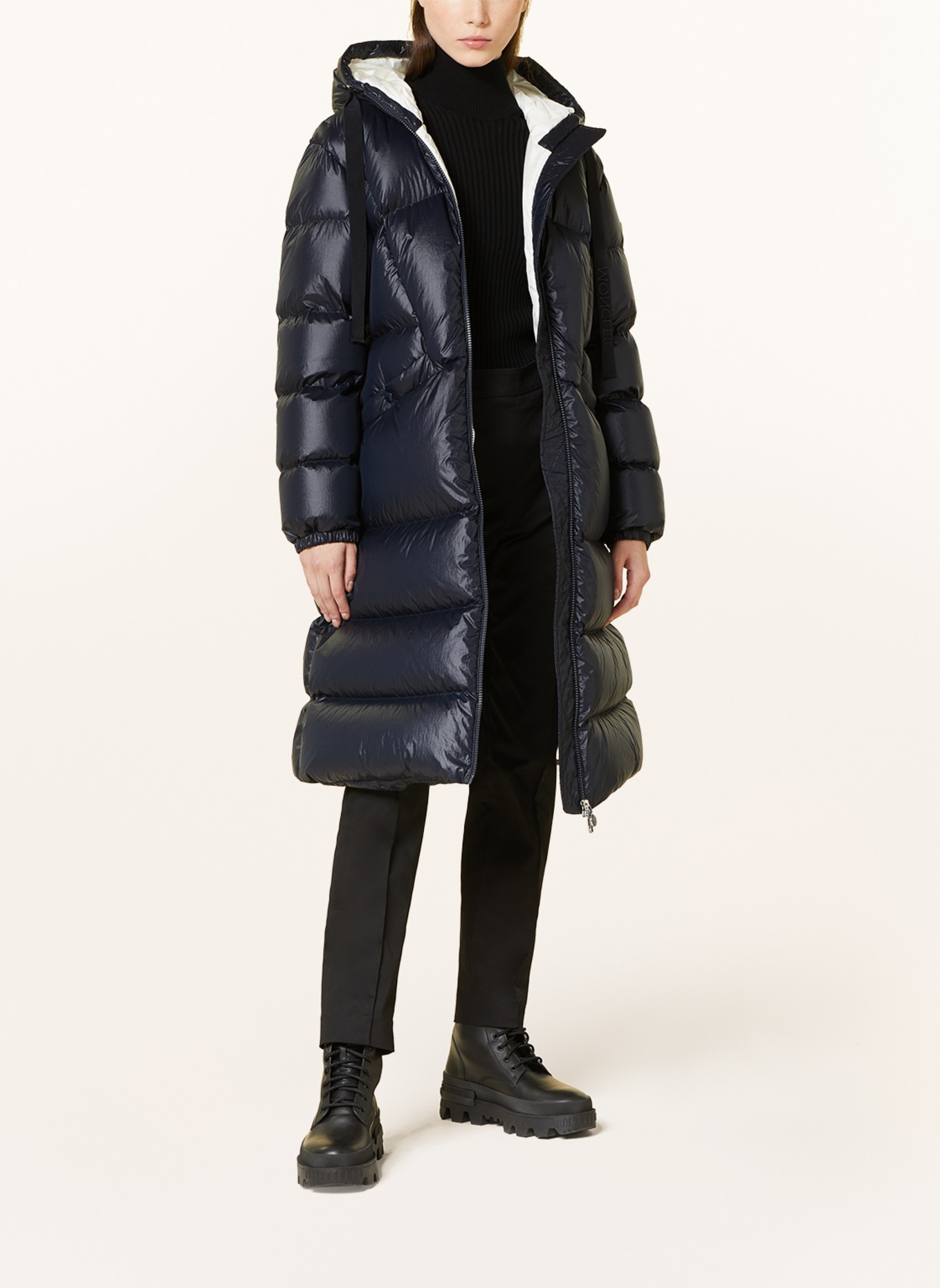 MONCLER Daunenmantel SELENGA: DUNKELBLAU (Bild 2)