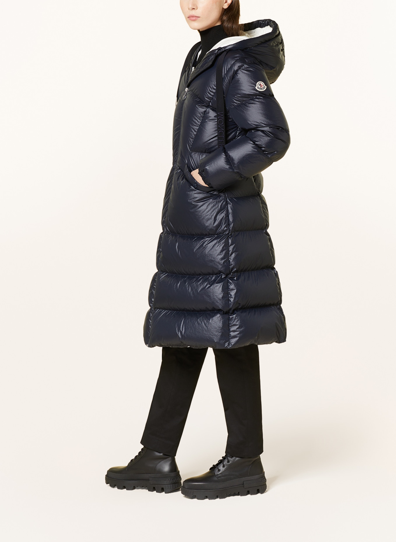 MONCLER Daunenmantel SELENGA: DUNKELBLAU (Bild 4)