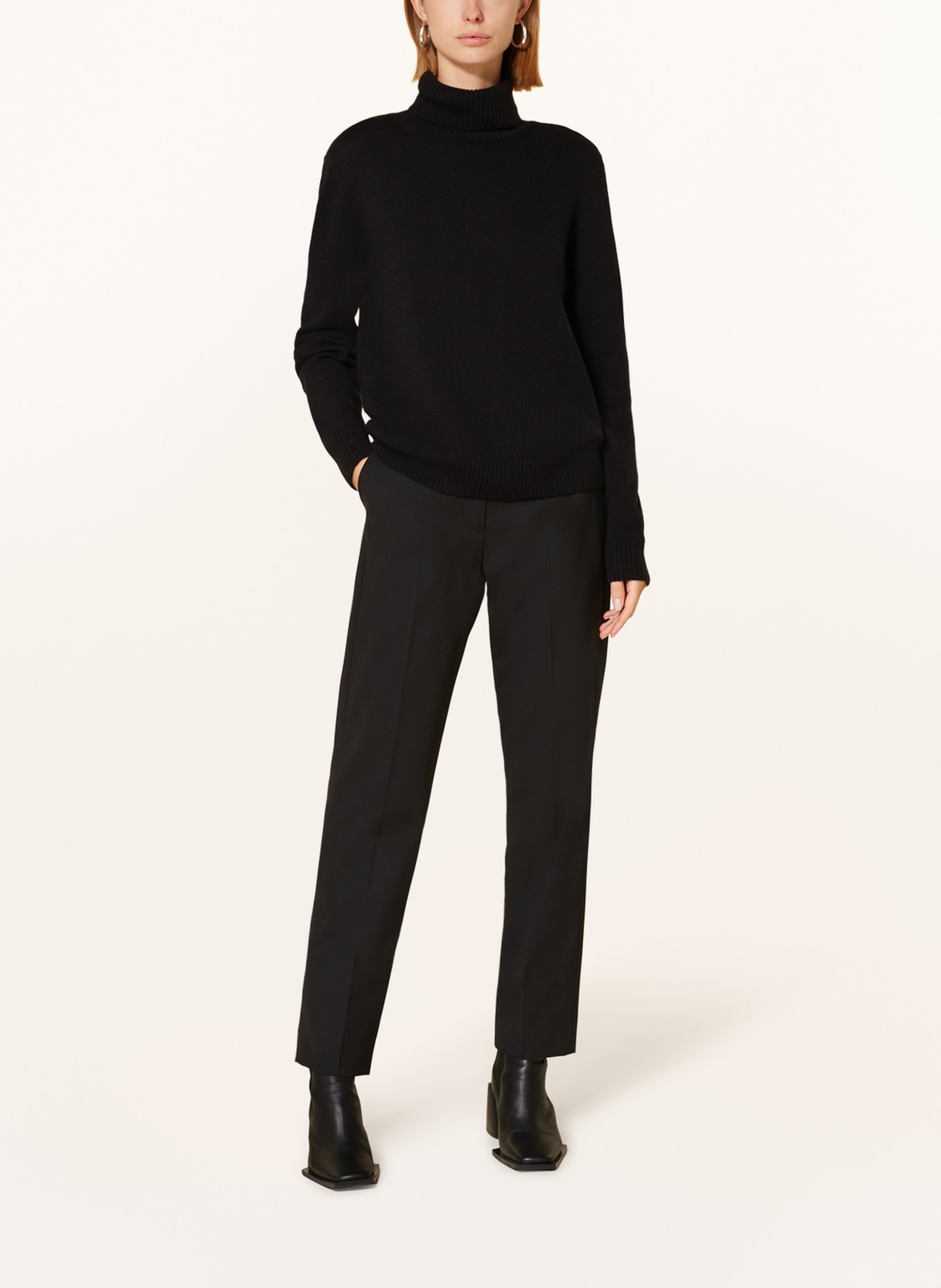 MAERZ MUENCHEN Turtleneck sweater, Color: BLACK (Image 2)
