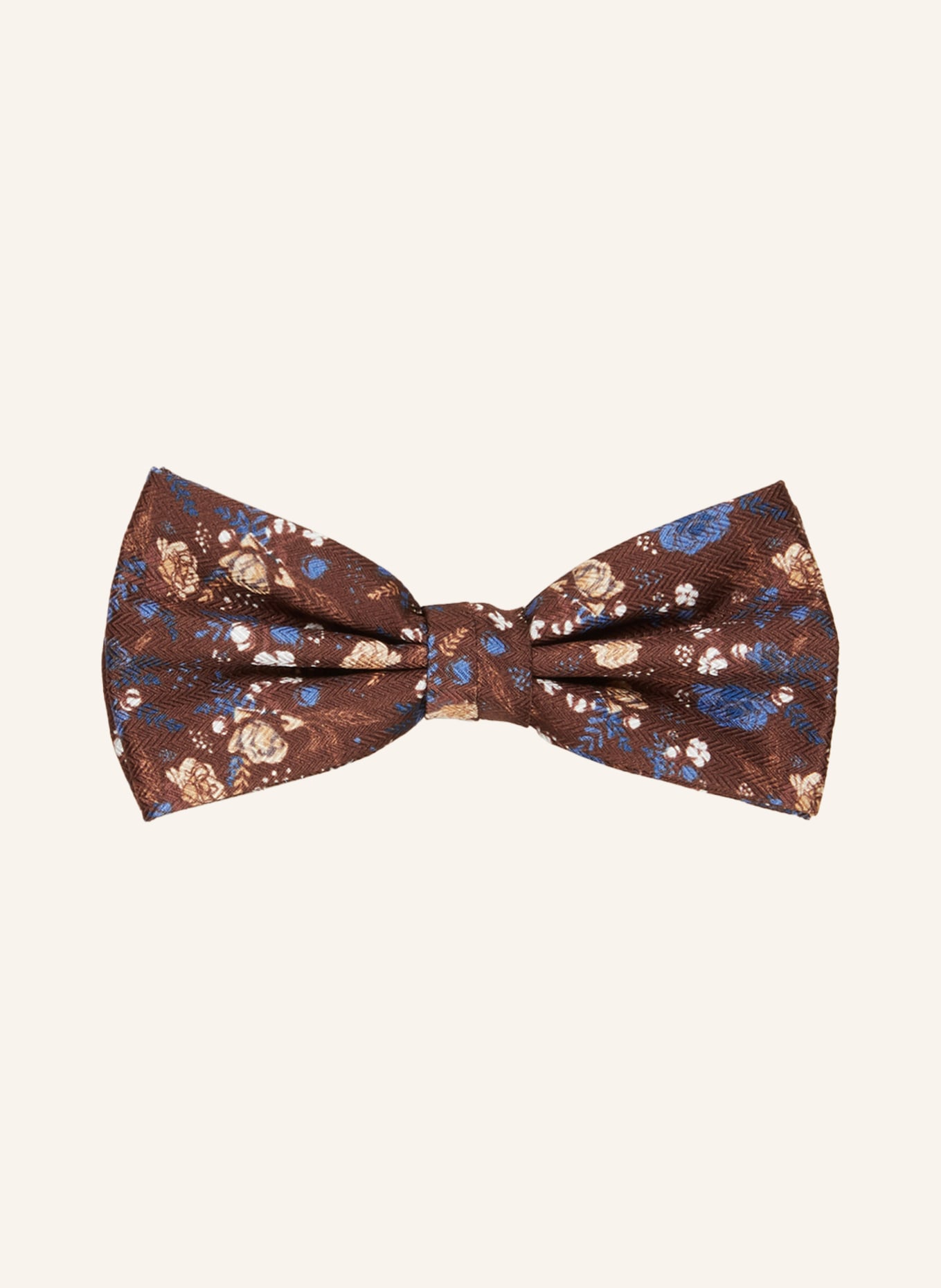 Prince BOWTIE Set: Bow tie and pocket square, Color: BROWN (Image 2)