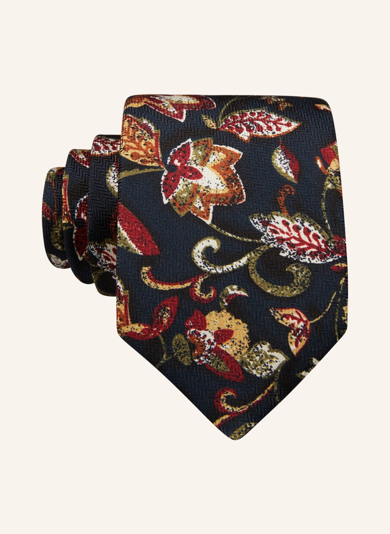 Prince BOWTIE Krawatte, Farbe: DUNKELBLAU/ DUNKELROT/ HELLBRAUN (Bild 1)