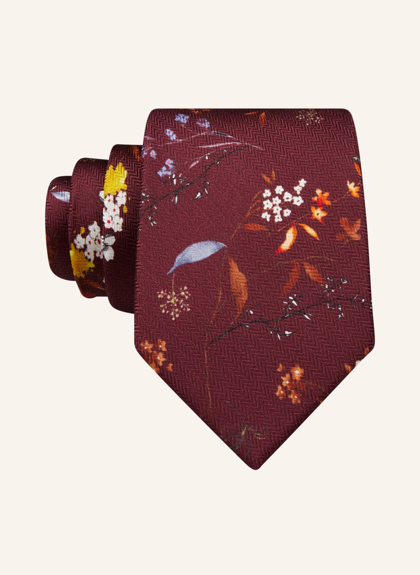 Prince BOWTIE Krawatte, Farbe: DUNKELROT/ HELLLILA/ ORANGE (Bild 1)