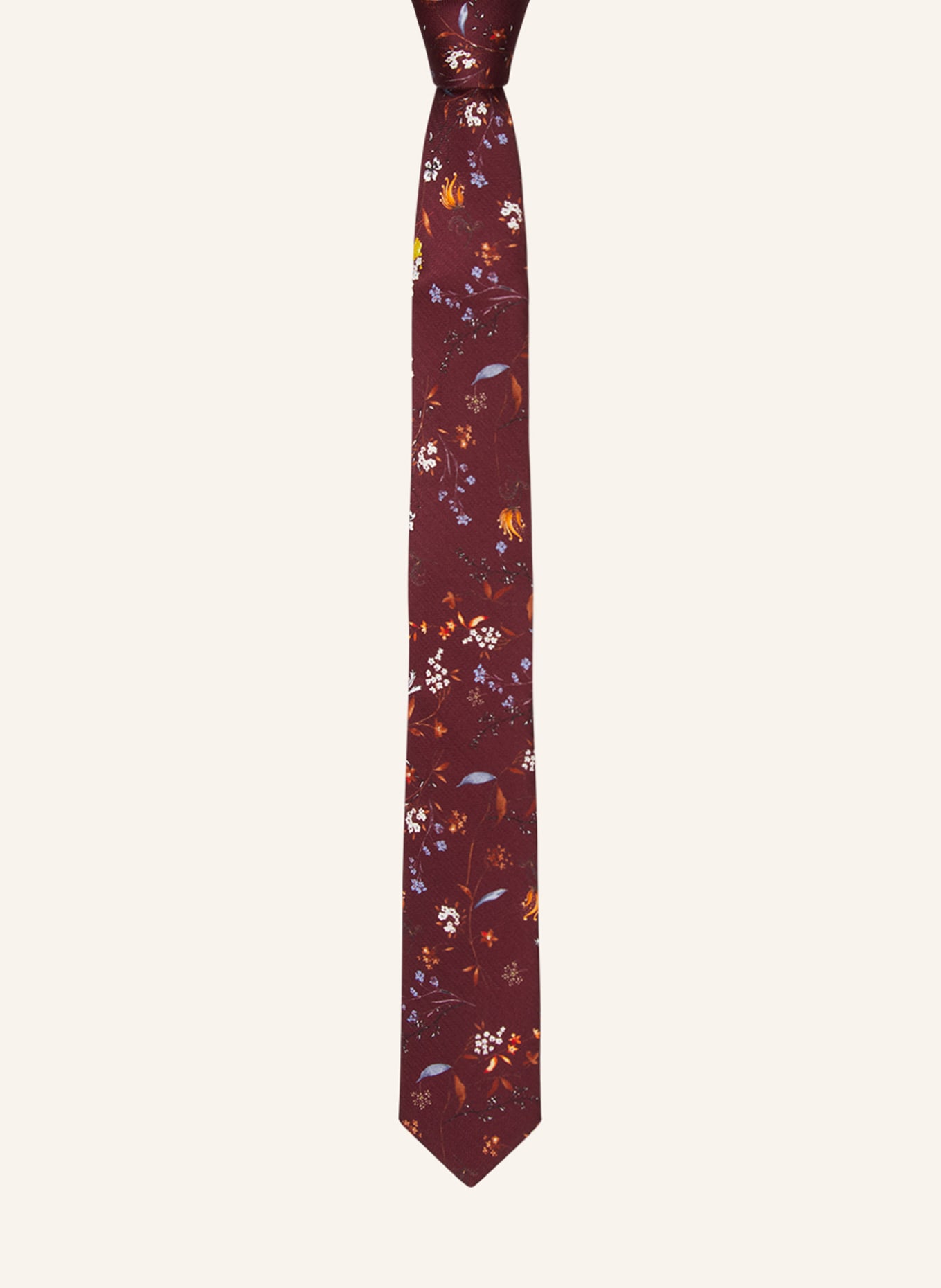 Prince BOWTIE Krawatte, Farbe: DUNKELROT/ HELLLILA/ ORANGE (Bild 2)