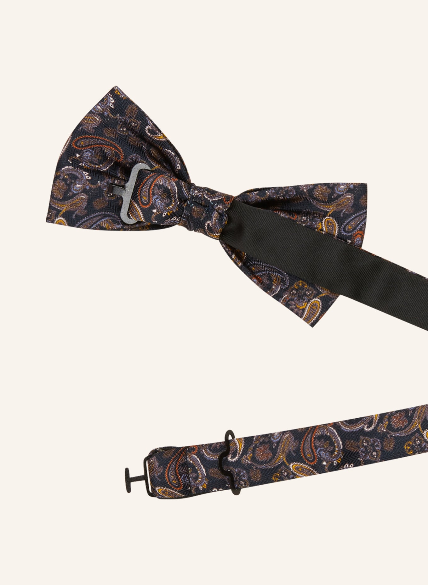 Prince BOWTIE Set: Bow tie and suspenders, Color: DARK BLUE (Image 4)