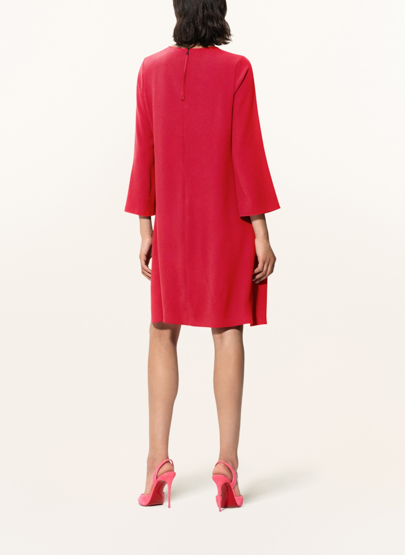 LUISA CERANO Dress with 3/4 sleeves, Color: RED (Image 3)