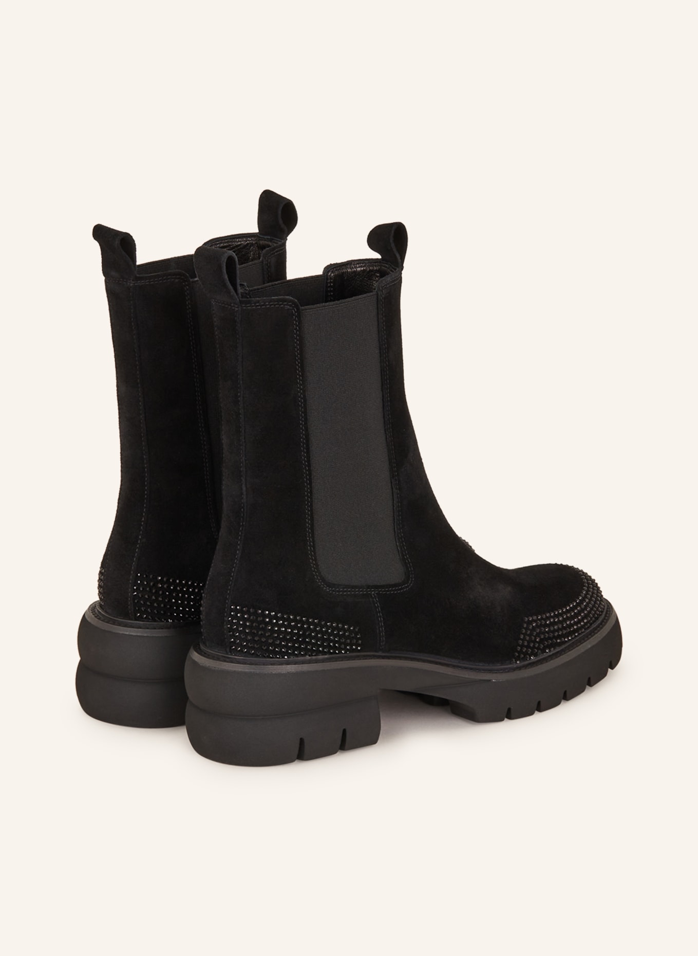 KENNEL & SCHMENGER Chelsea boots PROOF with decorative gems, Color: BLACK (Image 2)