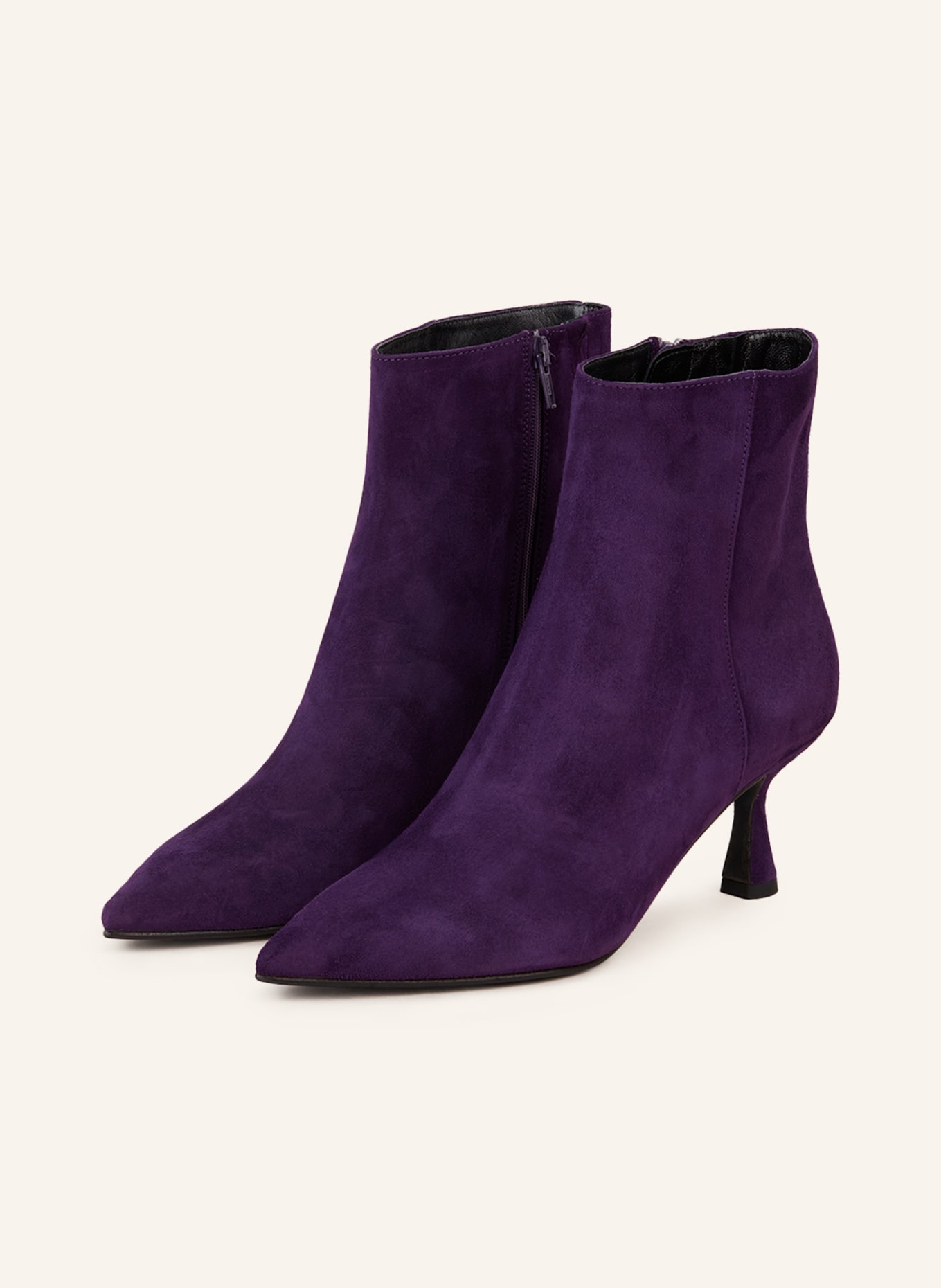 Dark purple booties cheap