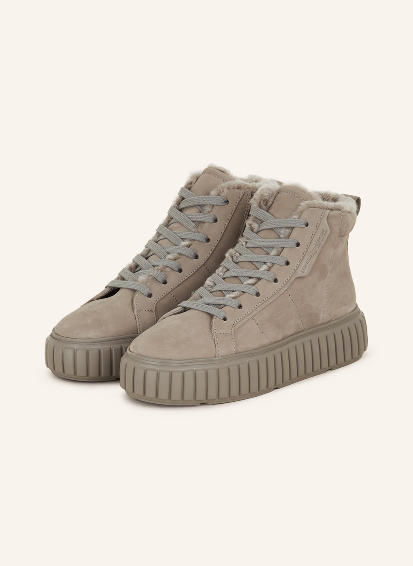 KENNEL & SCHMENGER High-top sneakers ZAP, Color: TAUPE (Image 1)